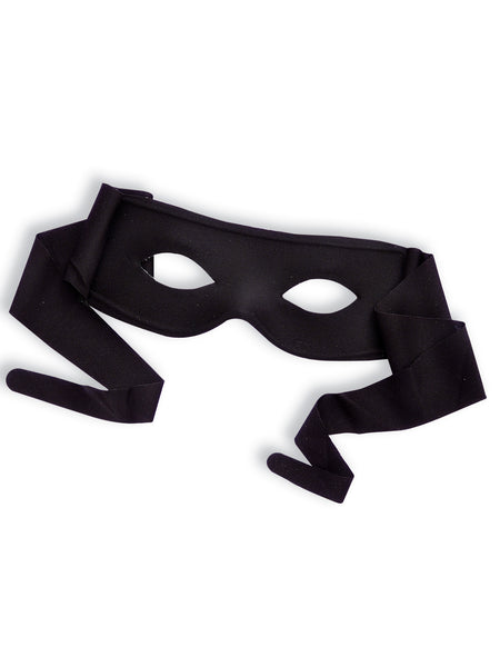 Adult Black Eye Mask with Ties