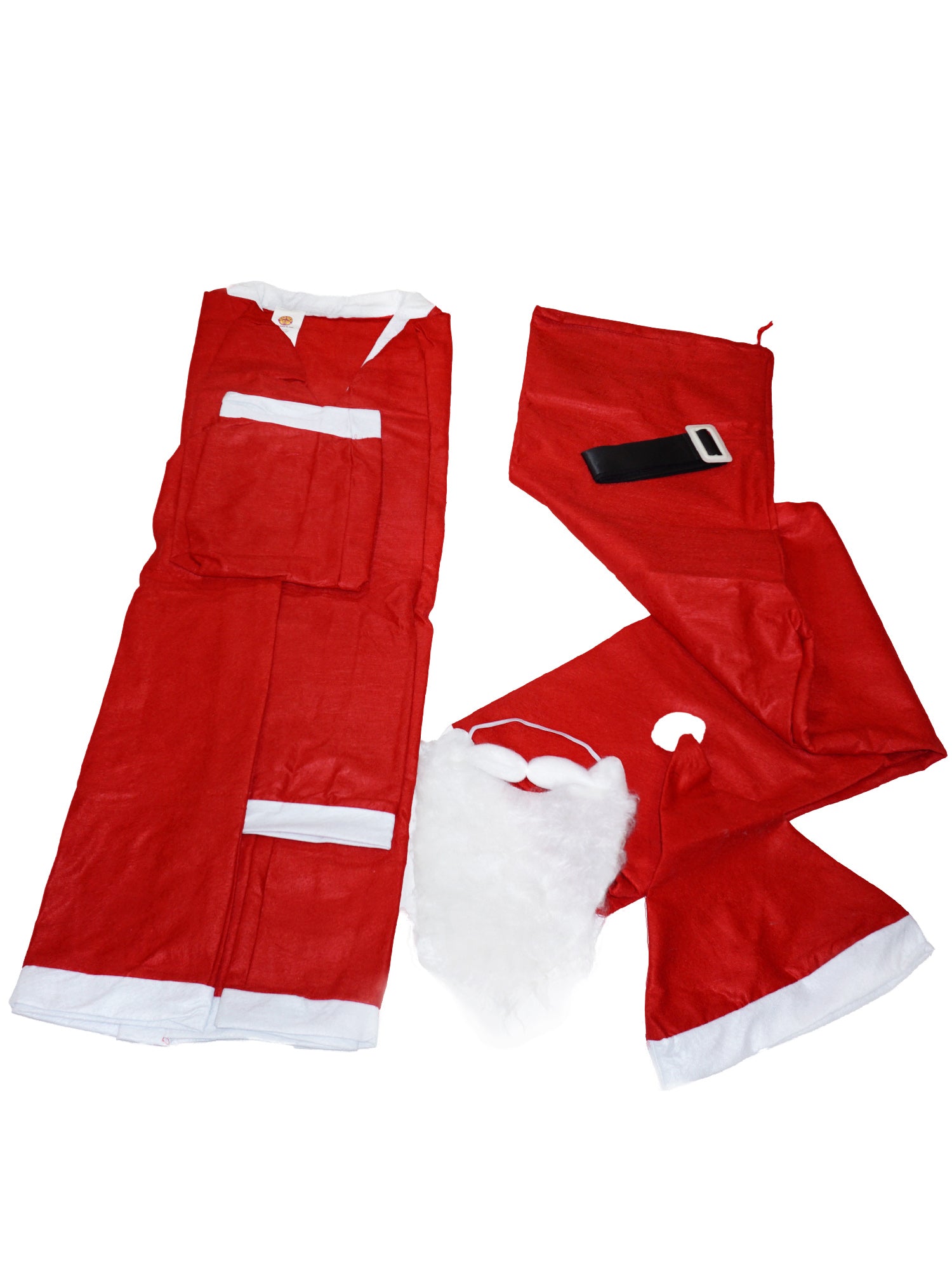Men's Big and Tall Simply Santa Suit Costume - Economy - costumes.com