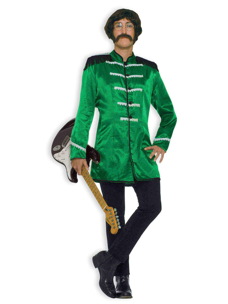 Men's British Rock Band Green Jacket