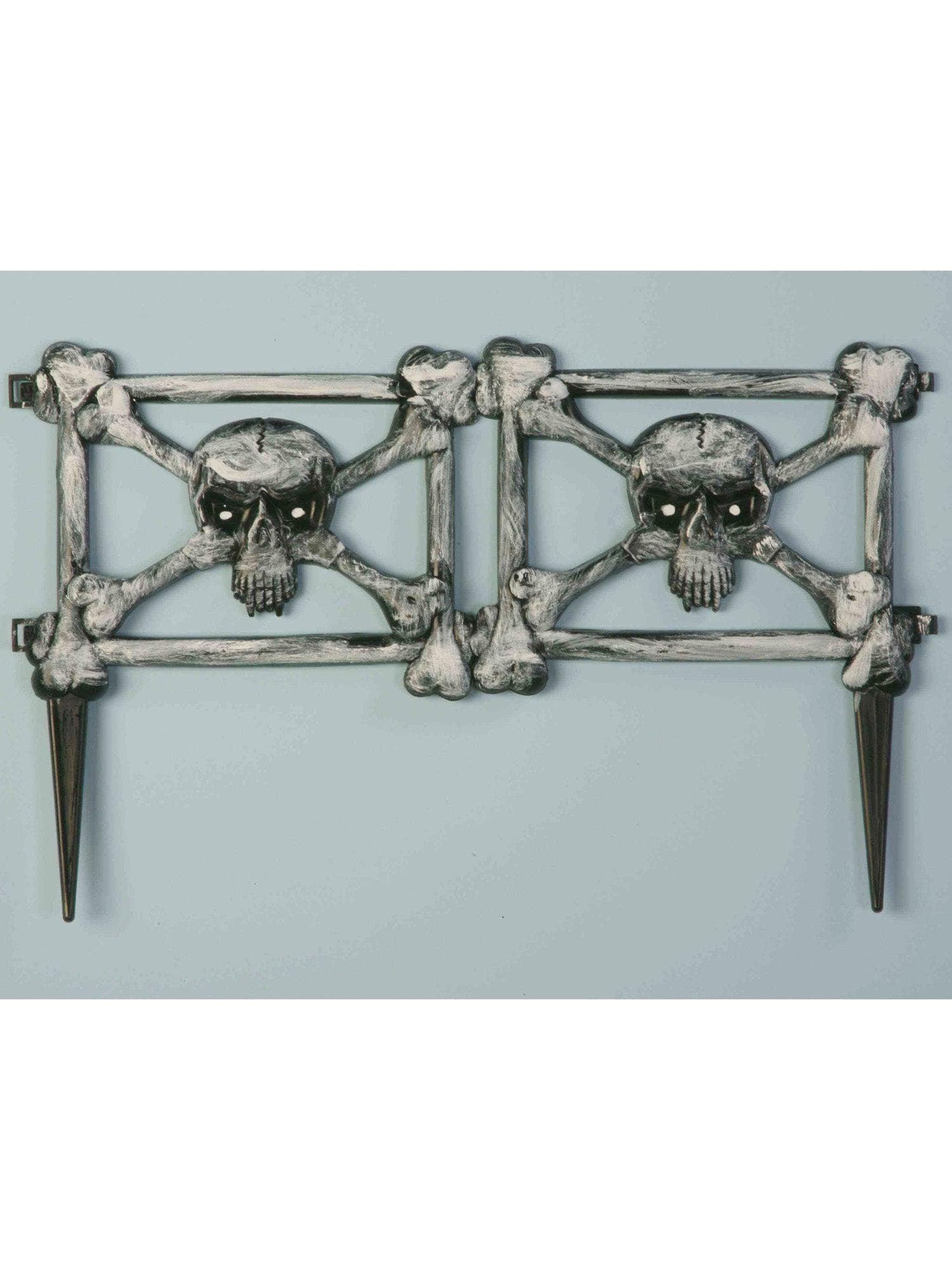 19-inch Skull Distressed Fence - costumes.com