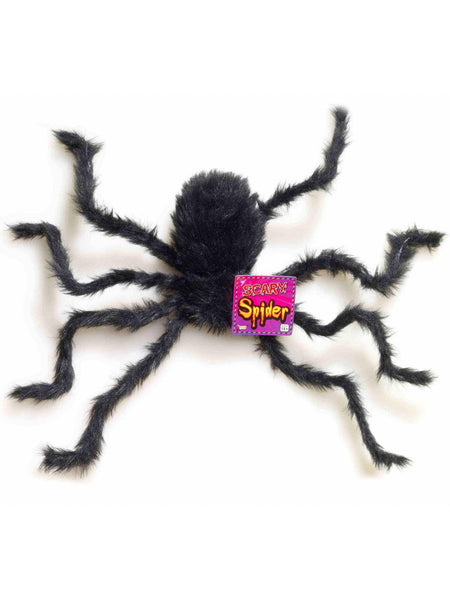 Black Hairy Spider Poseable Prop