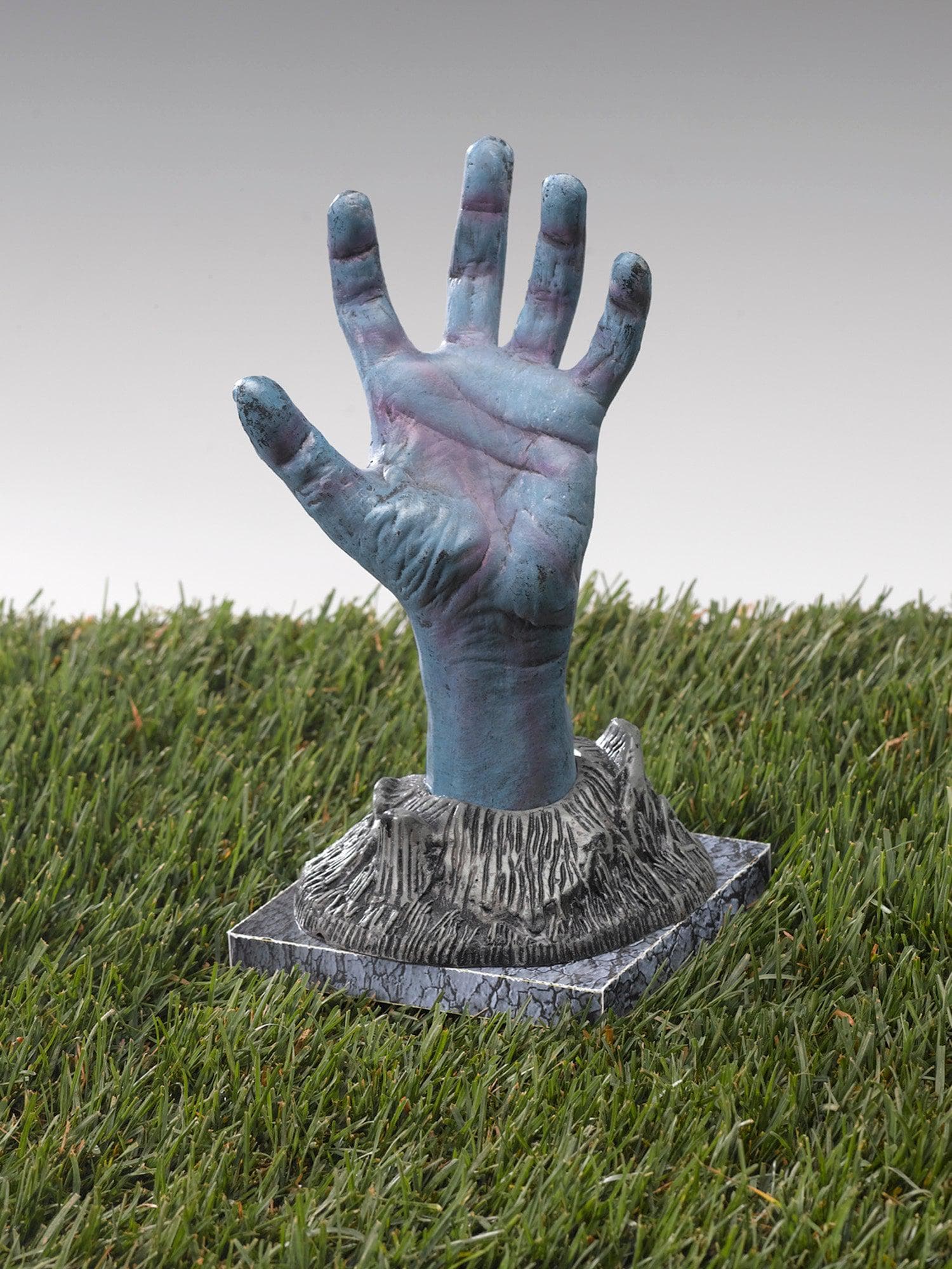 10-inch Indoor or Outdoor Zombie Hand from the Ground - costumes.com