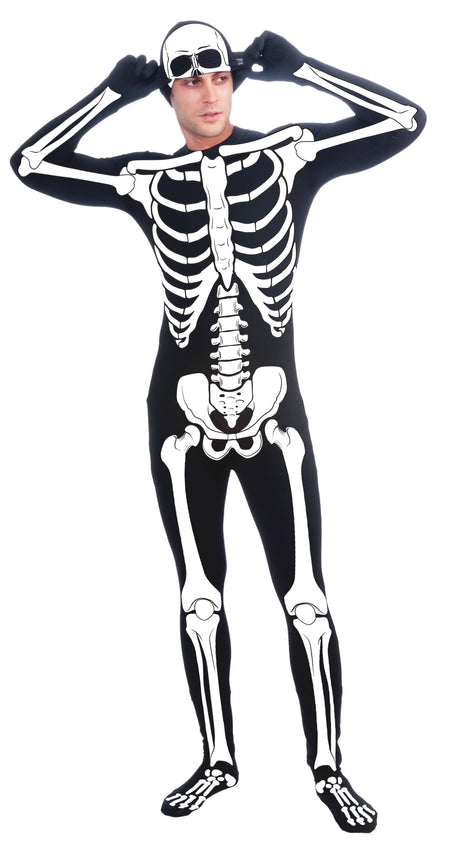 Men's Skeleton 2nd Skin Bodysuit Costume