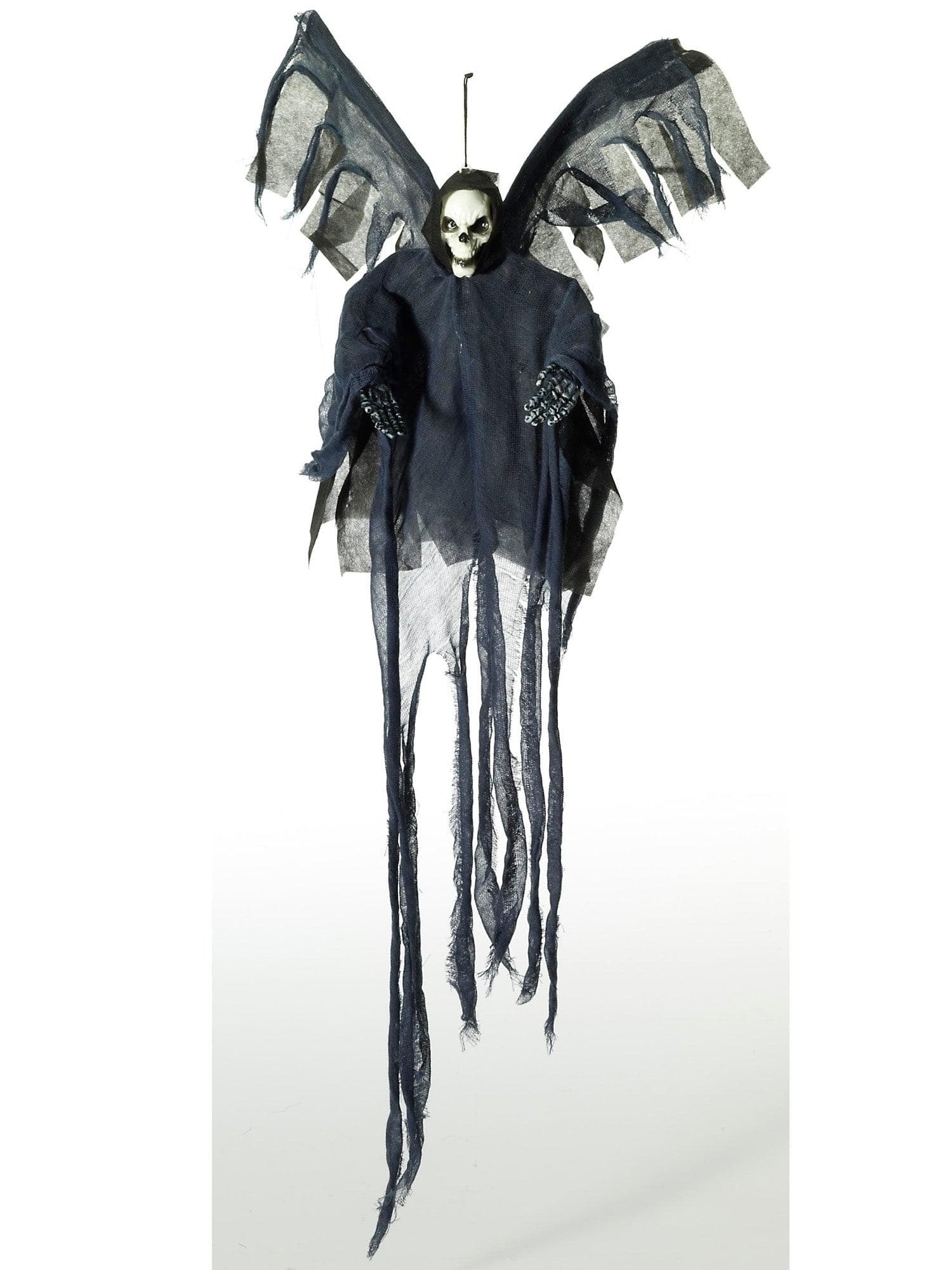 15-inch Black Skeleton Hanging Decoration - costumes.com