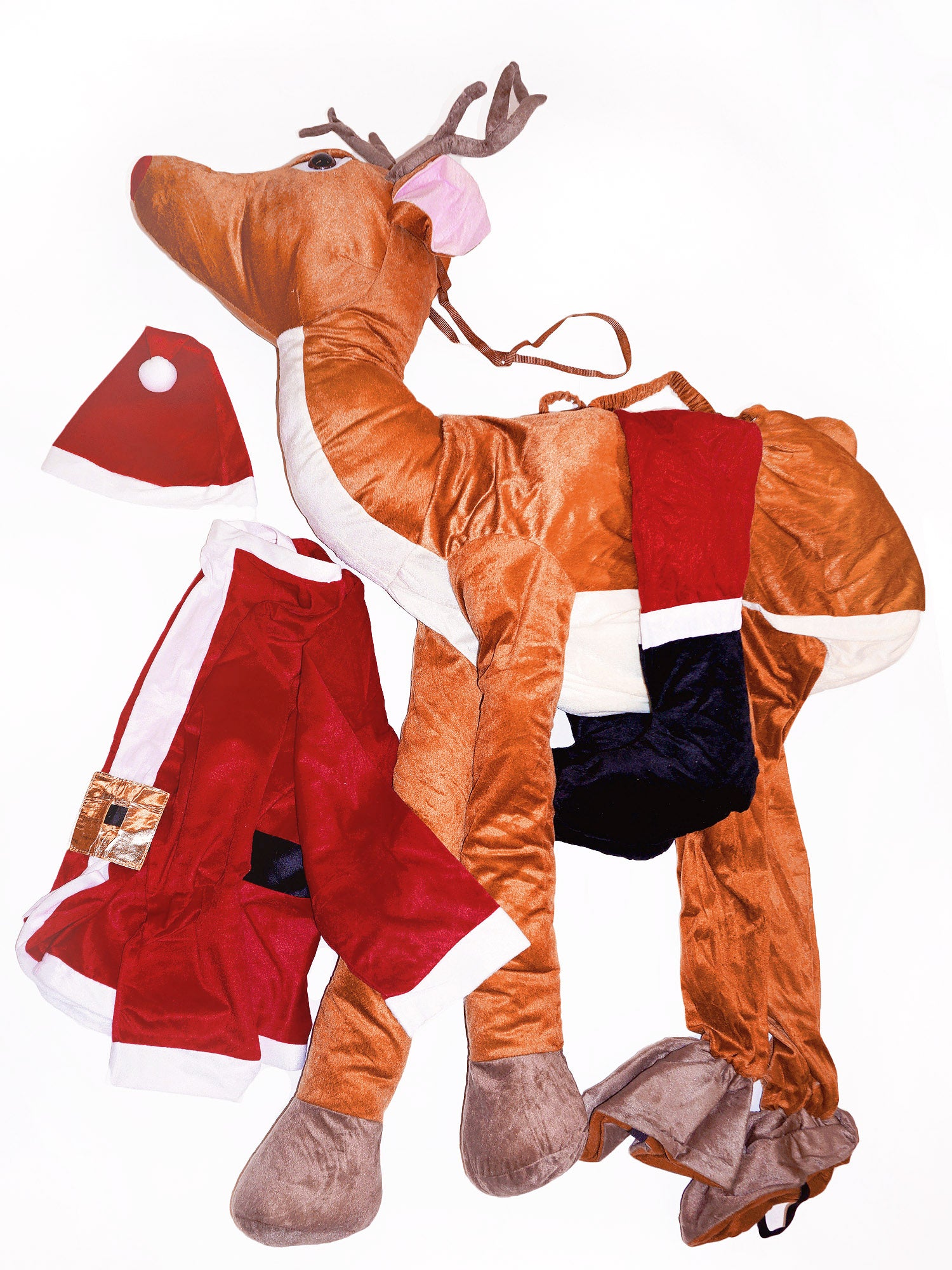 Adult Santa Ride In Reindeer Costume - costumes.com