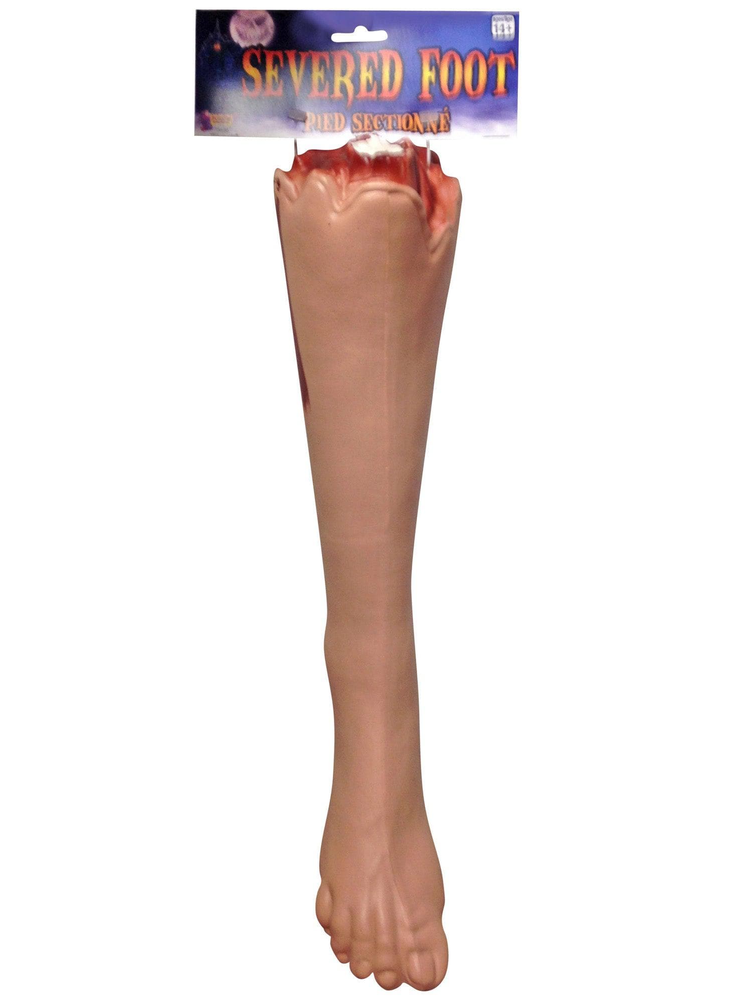 18-inch Bloody Severed Leg Prop - costumes.com
