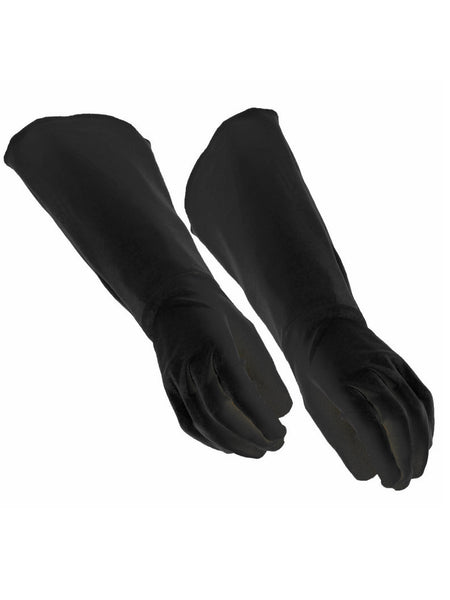 Kids' Black Superhero Gloves
