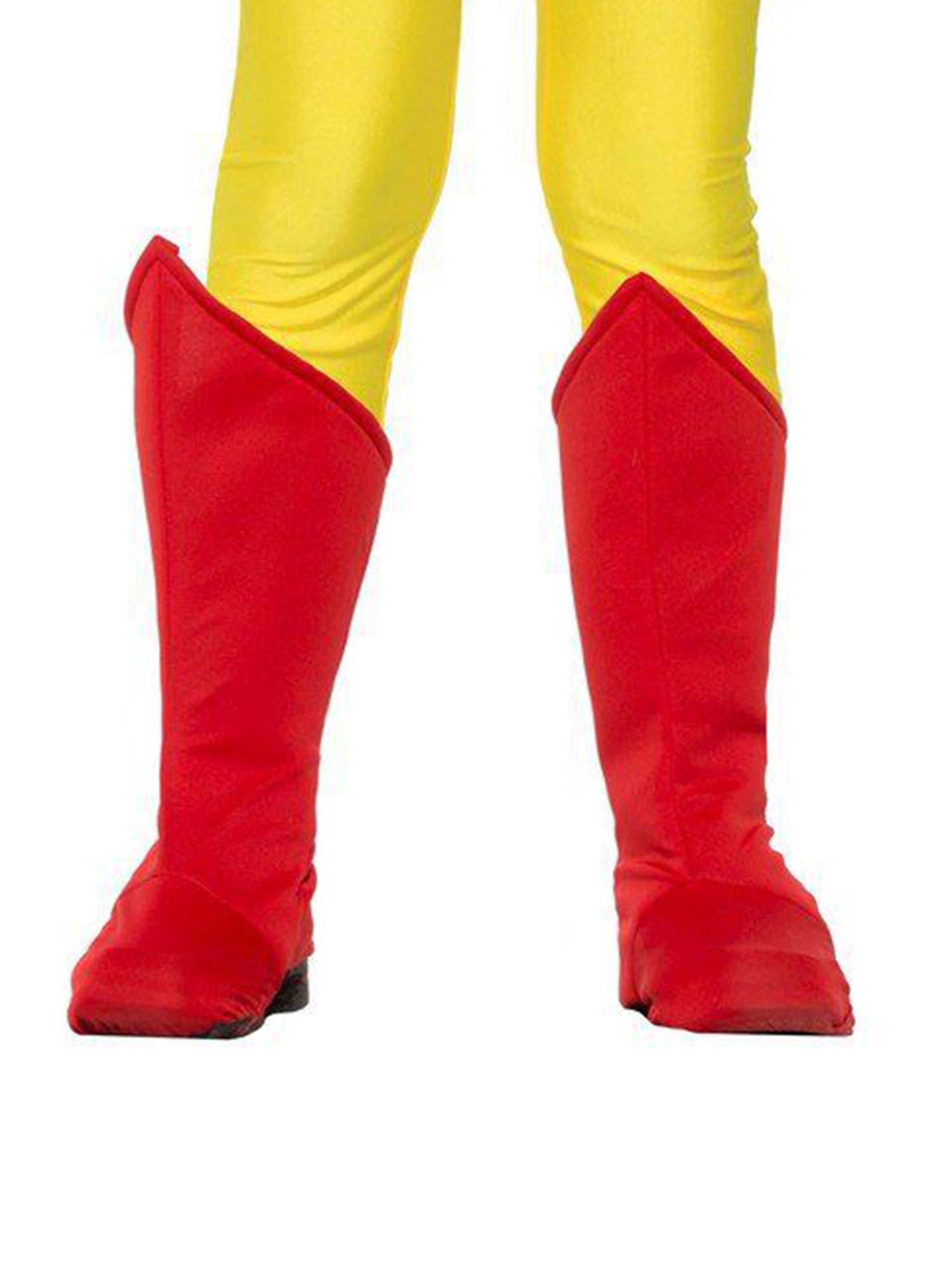 Kids Red Superhero Boot Tops - costumes.com