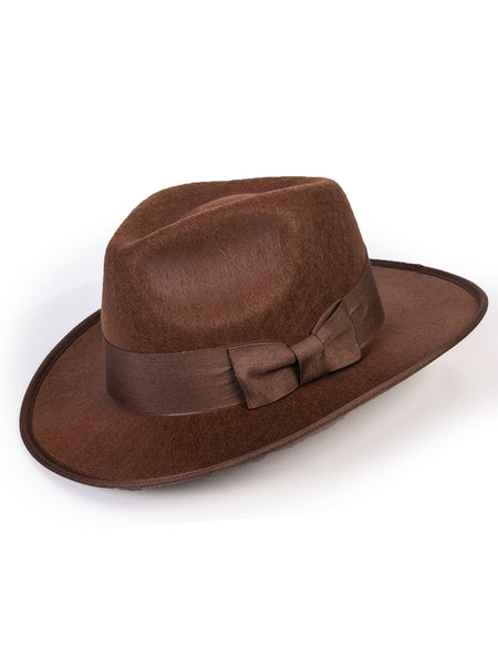 Adult Brown 1940's Adventurer Hat