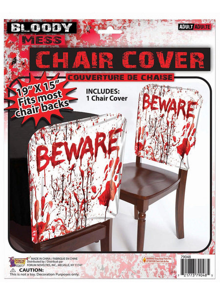 19-inch Bloody Mess Beware Chair Cover