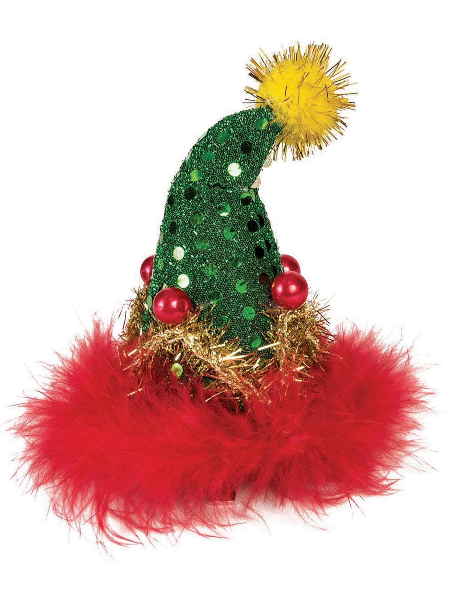 Mini Christmas Tree Hair Clip - costumes.com