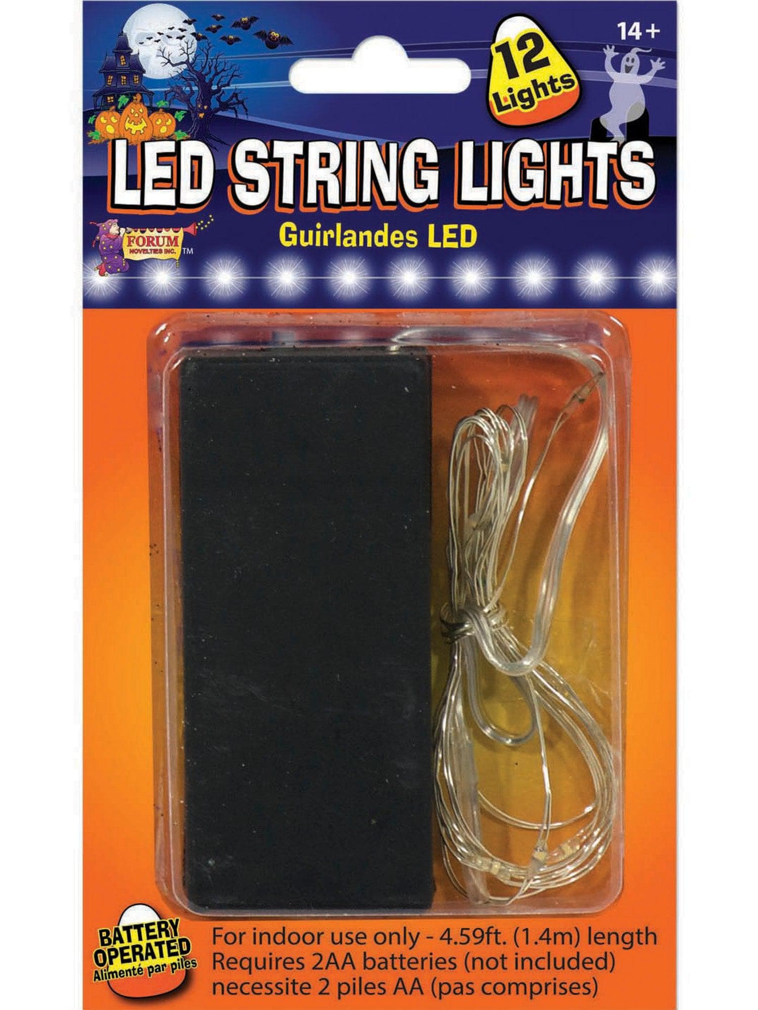 4.5 Foot Purple LED String Lights - costumes.com
