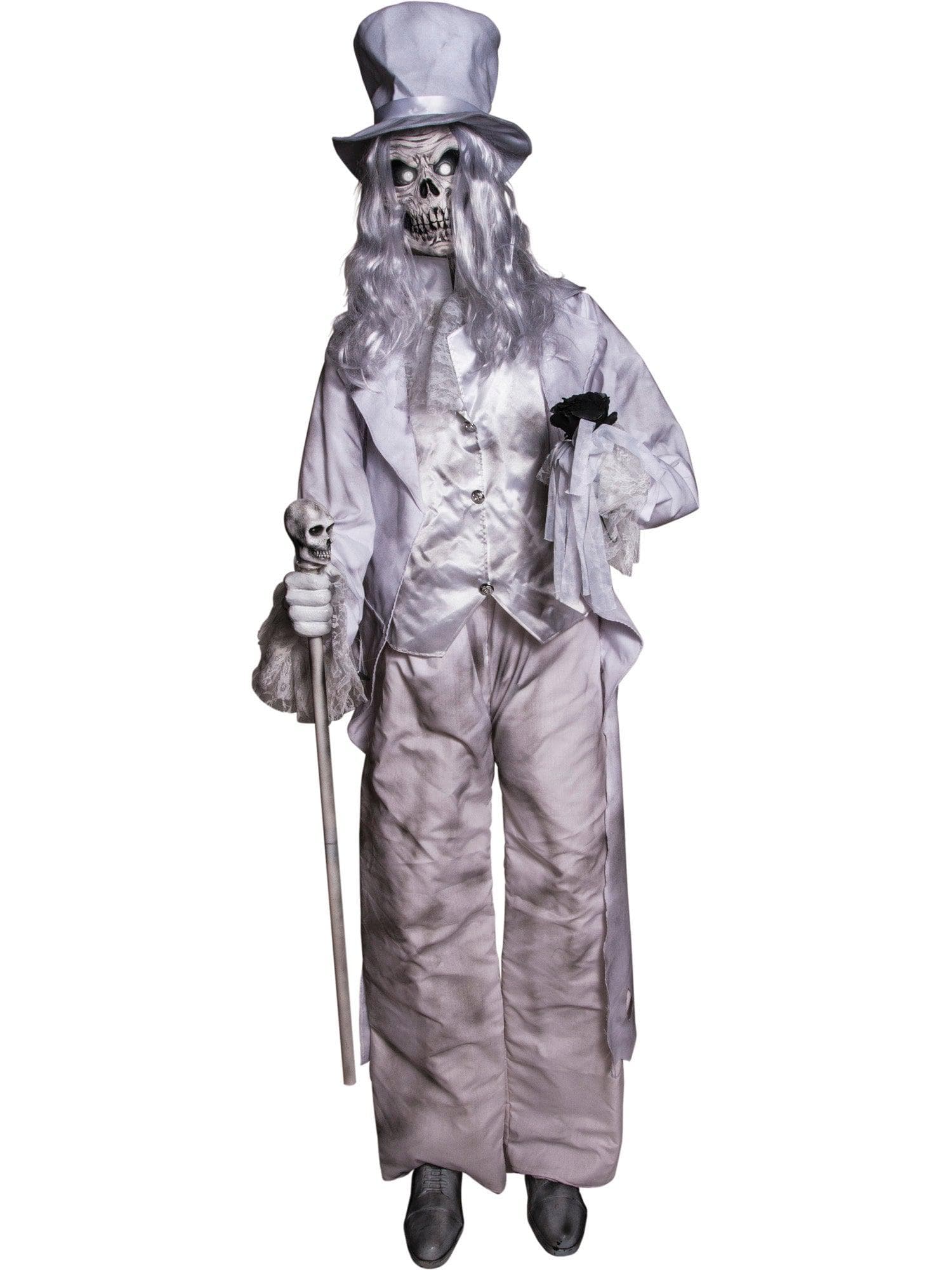 7 Foot Ghostly Gentleman Animated Decoration - costumes.com