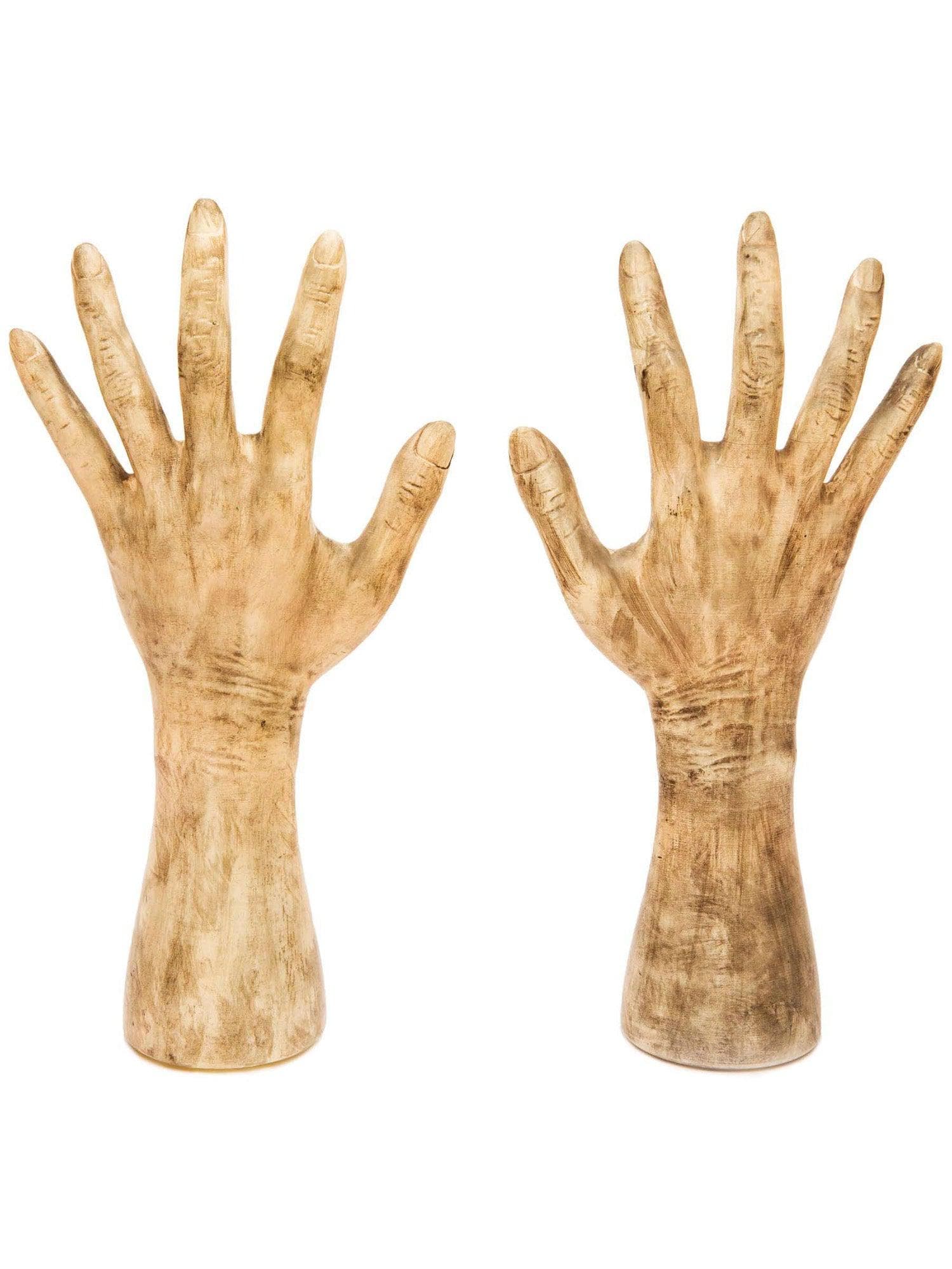11.5 Inch Zombie Hands Light Up Graveyard Prop - costumes.com