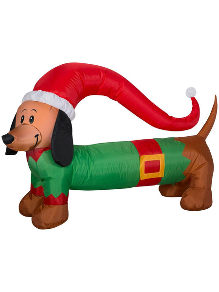 4 Foot Weiner Dog Light Up Christmas Inflatable Lawn Decor