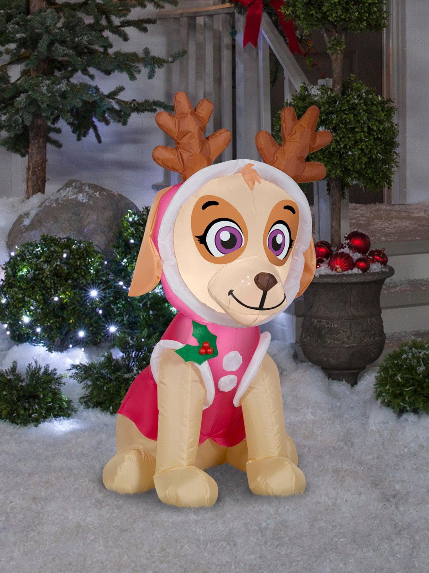 3.5 Foot Paw Patrol Skye Light Up Christmas Inflatable Lawn Decor - costumes.com