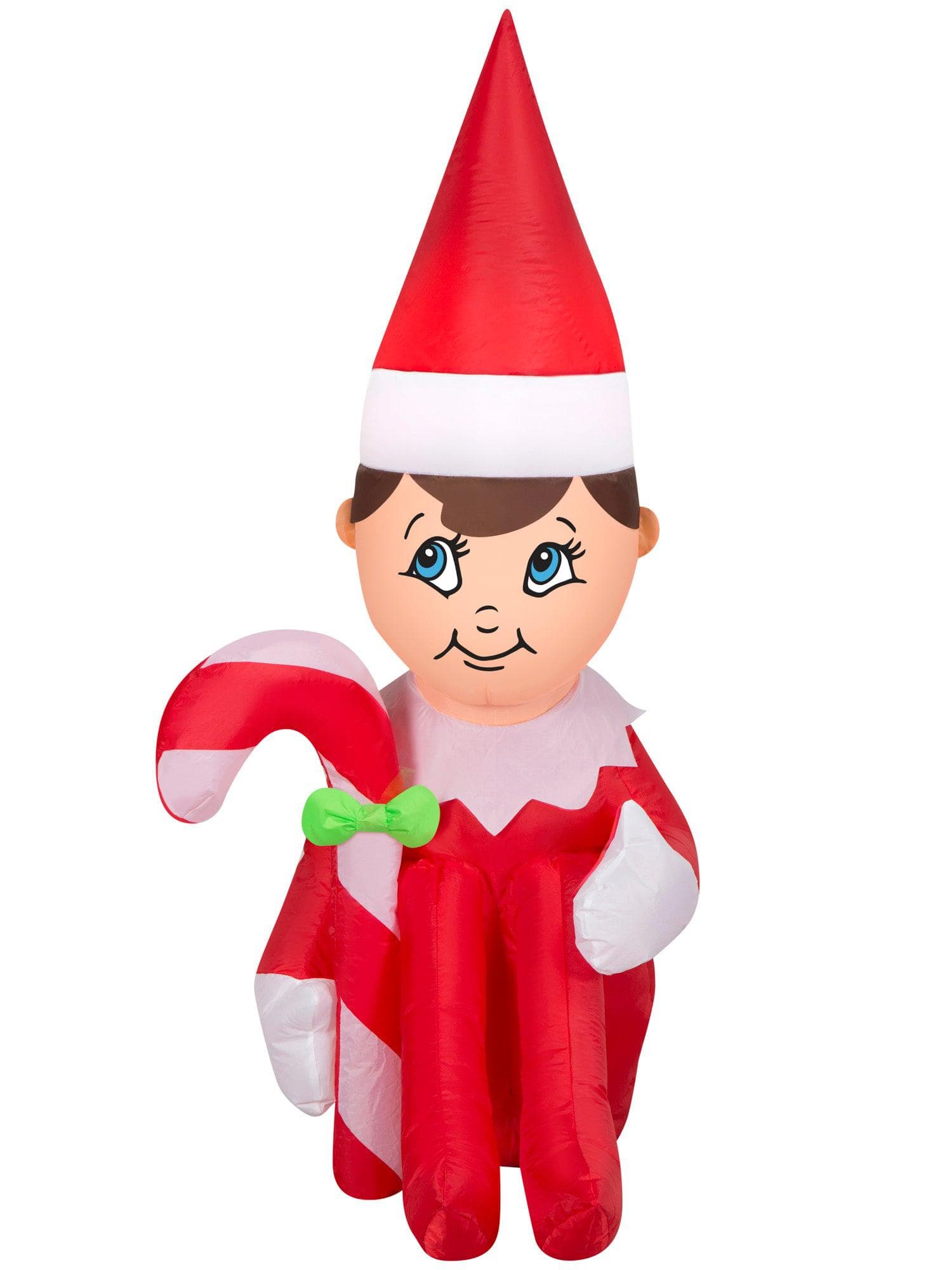 3.5 Foot Elf On The Shelf Light Up Christmas Inflatable Lawn Decor - costumes.com