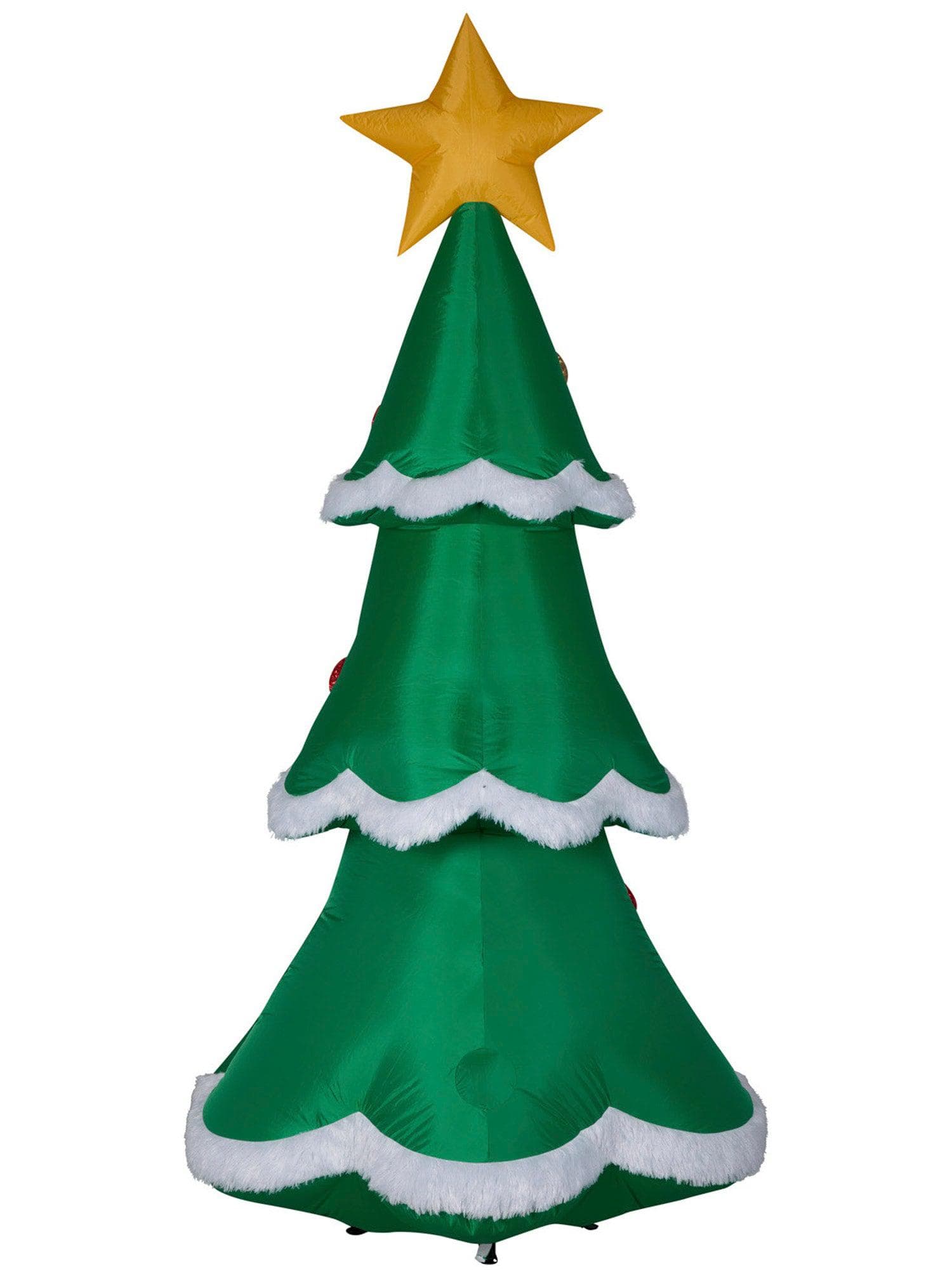 7.5 Foot Tree Light Up Christmas Inflatable Lawn Decor - costumes.com