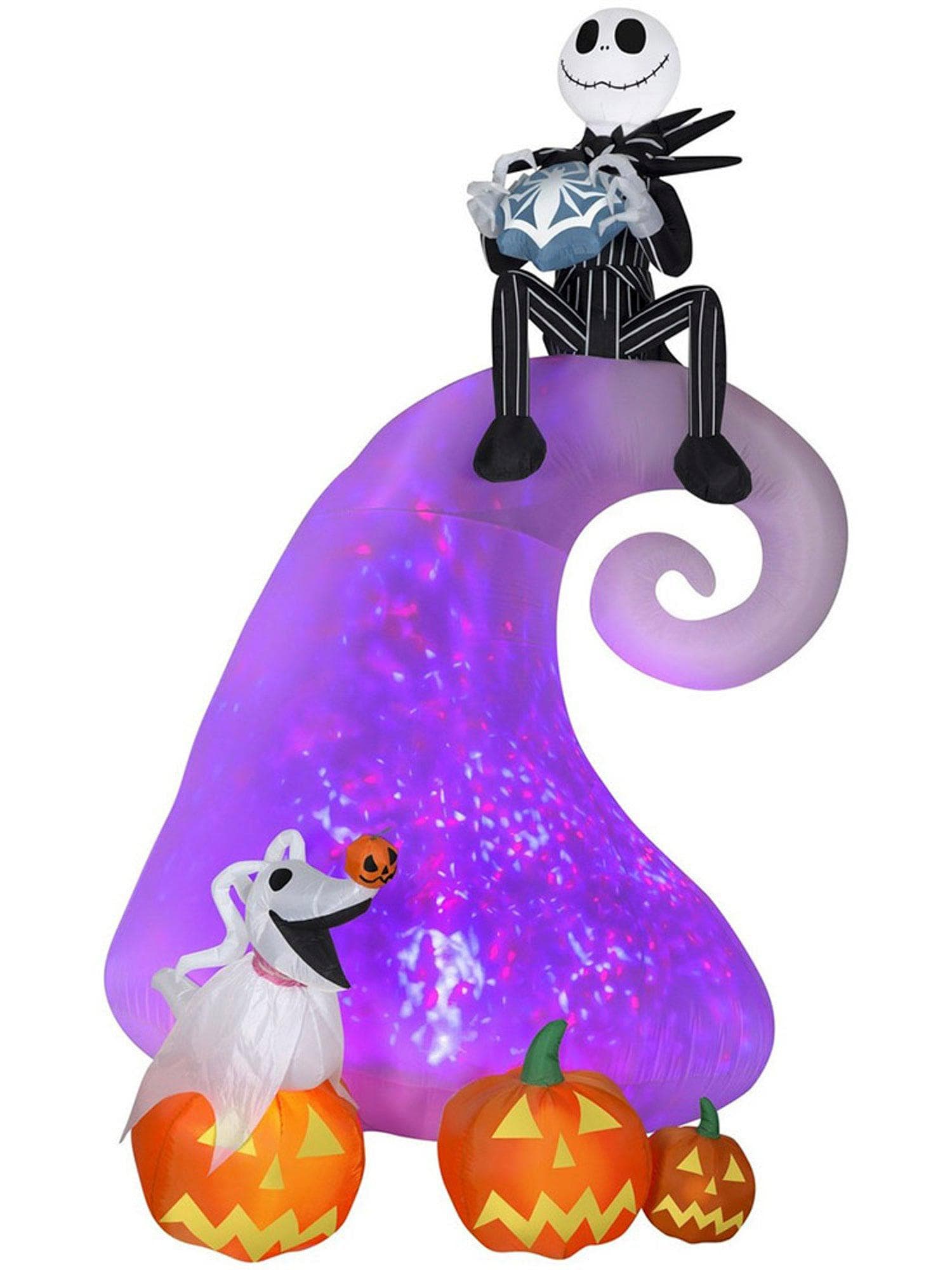 9 Foot The Nightmare Before Christmas Kaleidoscope Projection Light Up Halloween Inflatable Lawn Decor - costumes.com