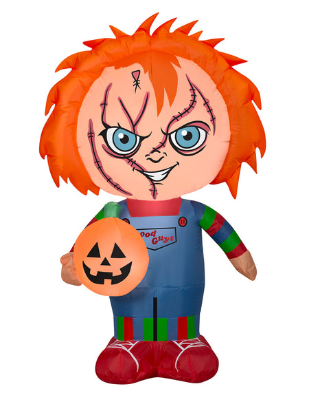 3.5 Foot Child's Play Chucky Light Up Halloween Inflatable Lawn Decoration