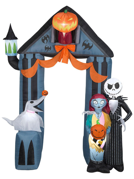 9 Foot The Nightmare Before Christmas Archway Light Up Halloween Inflatable Lawn Decor