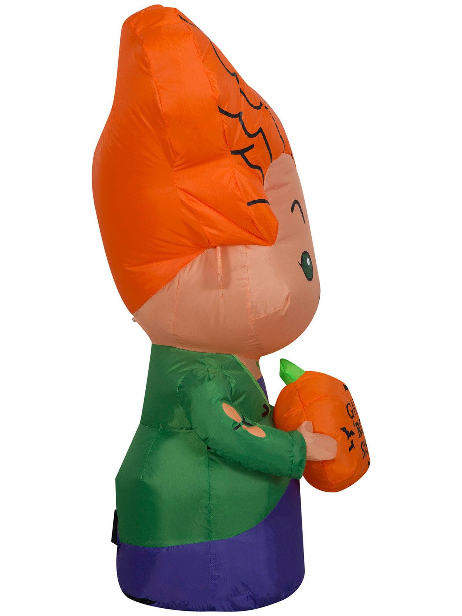 3.5 Foot Hocus Pocus Winifred Sanderson Light Up Halloween Inflatable Lawn Decor - costumes.com