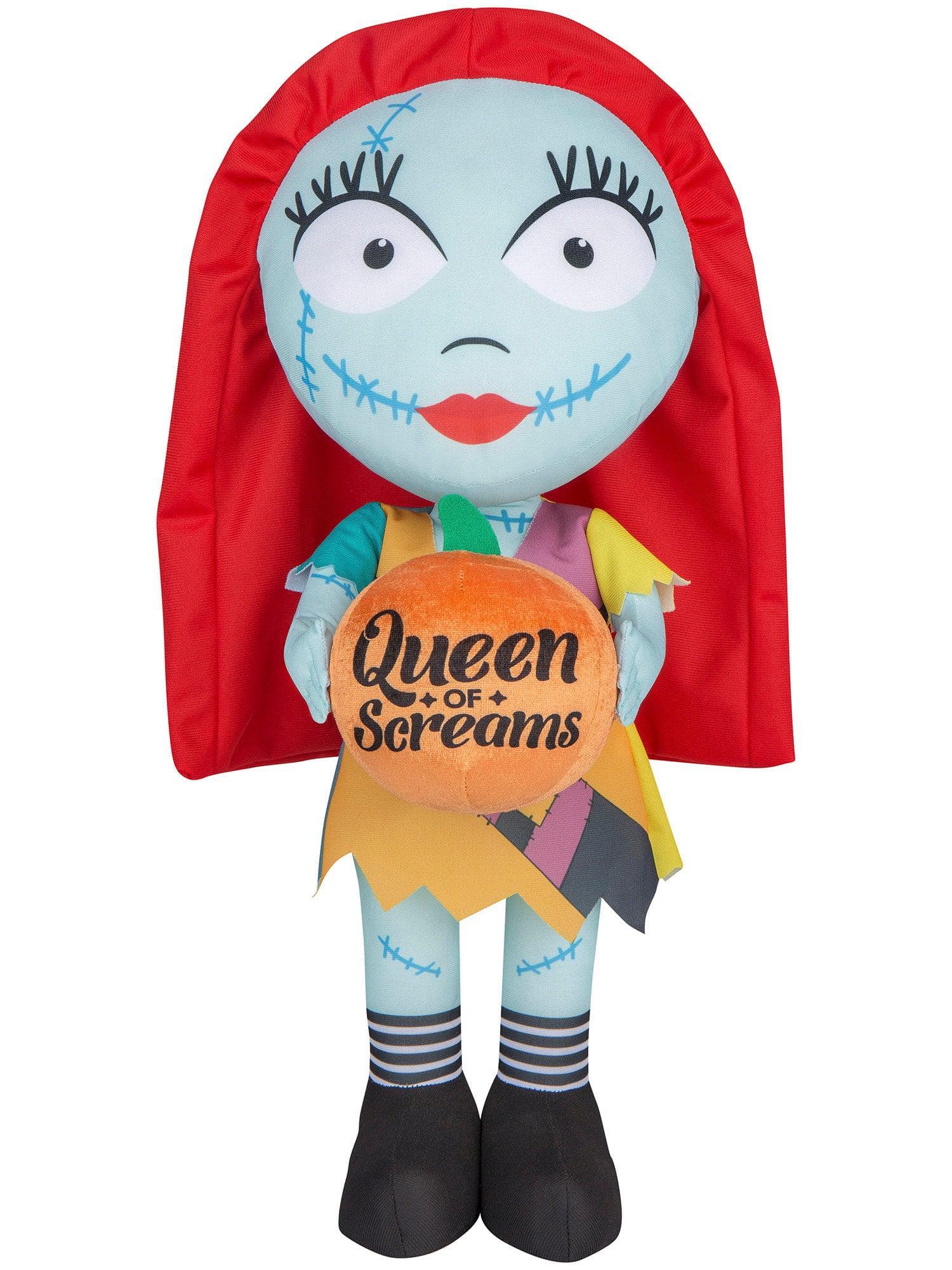 19 Inch The Nightmare Before Christmas Big Head Sally Plush Front Door Greeter - costumes.com