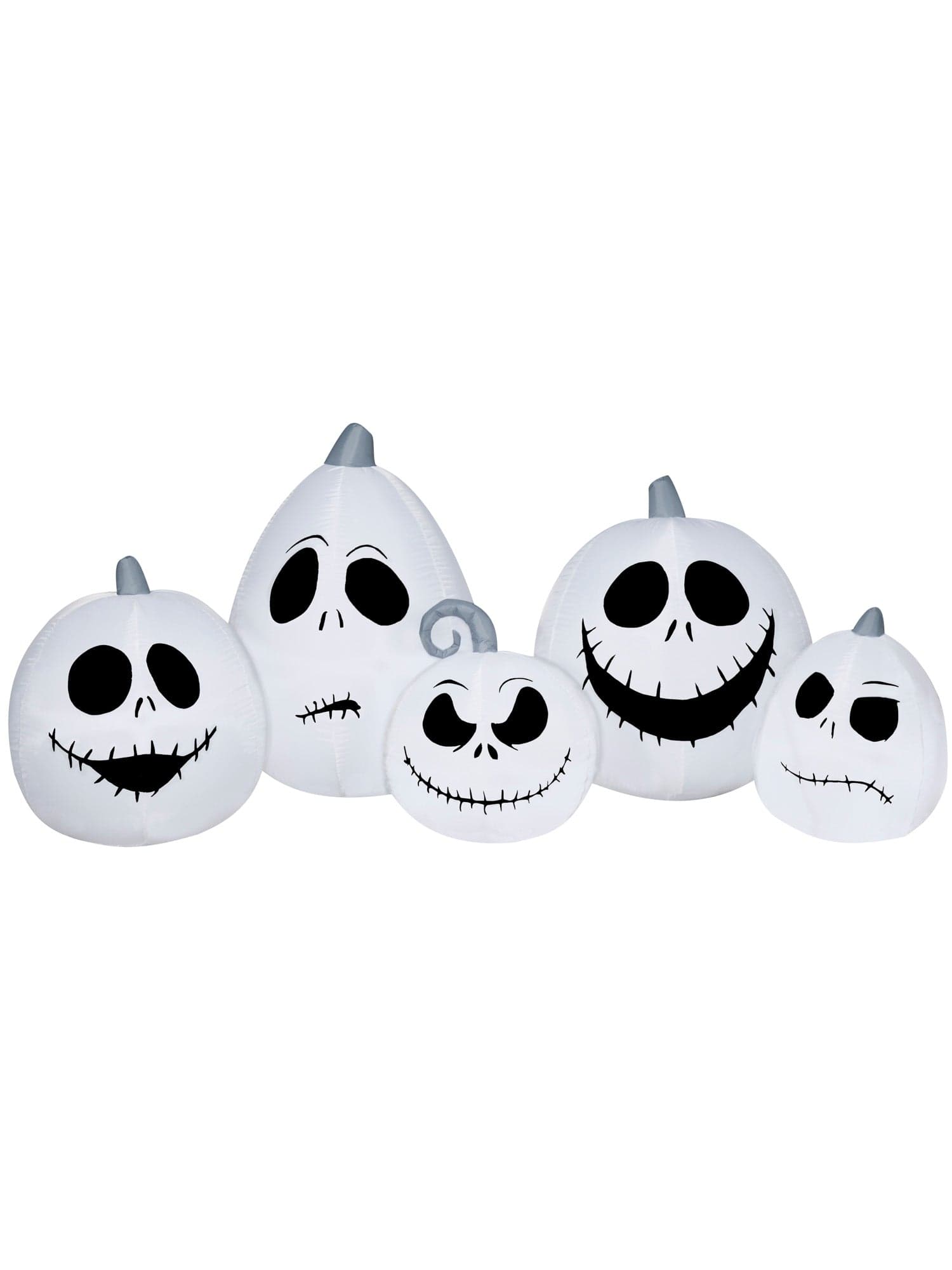 7.5 Foot The Nightmare Before Christmas Jack Skellington Pumpkin Faces Light Up Halloween Inflatable Lawn Decor - costumes.com