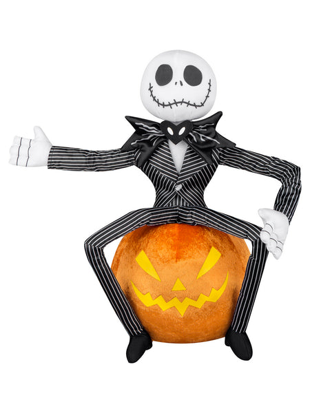 18 Inch The Nightmare Before Christmas Jack On Pumpkin Plush Front Door Greeter