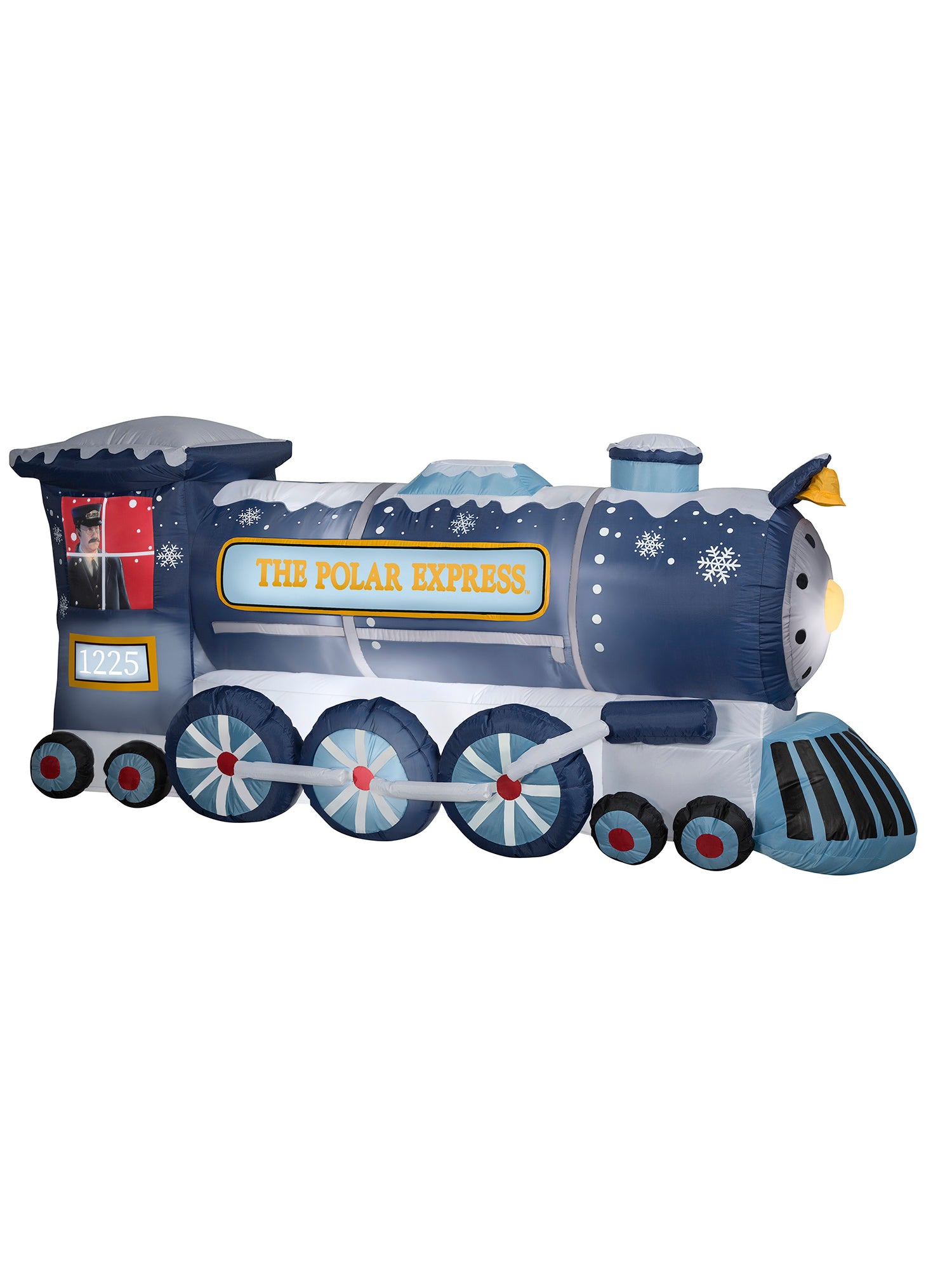 9 Foot The Polar Express Light Up Christmas Inflatable Lawn Decoration - costumes.com