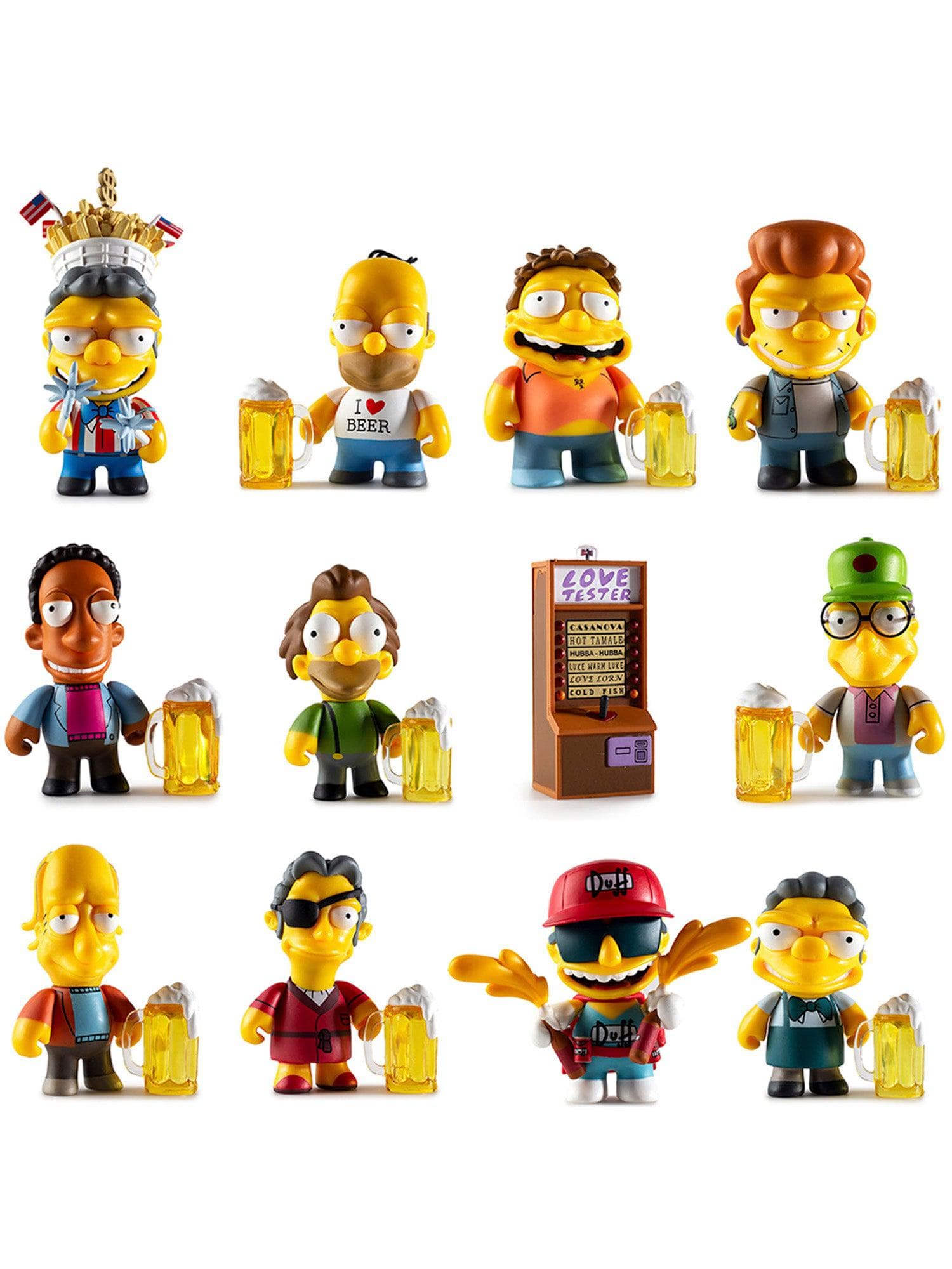 Kidrobot - The Simpsons Moes Tavern 3" Collectible Figures - Single Blind Box - costumes.com