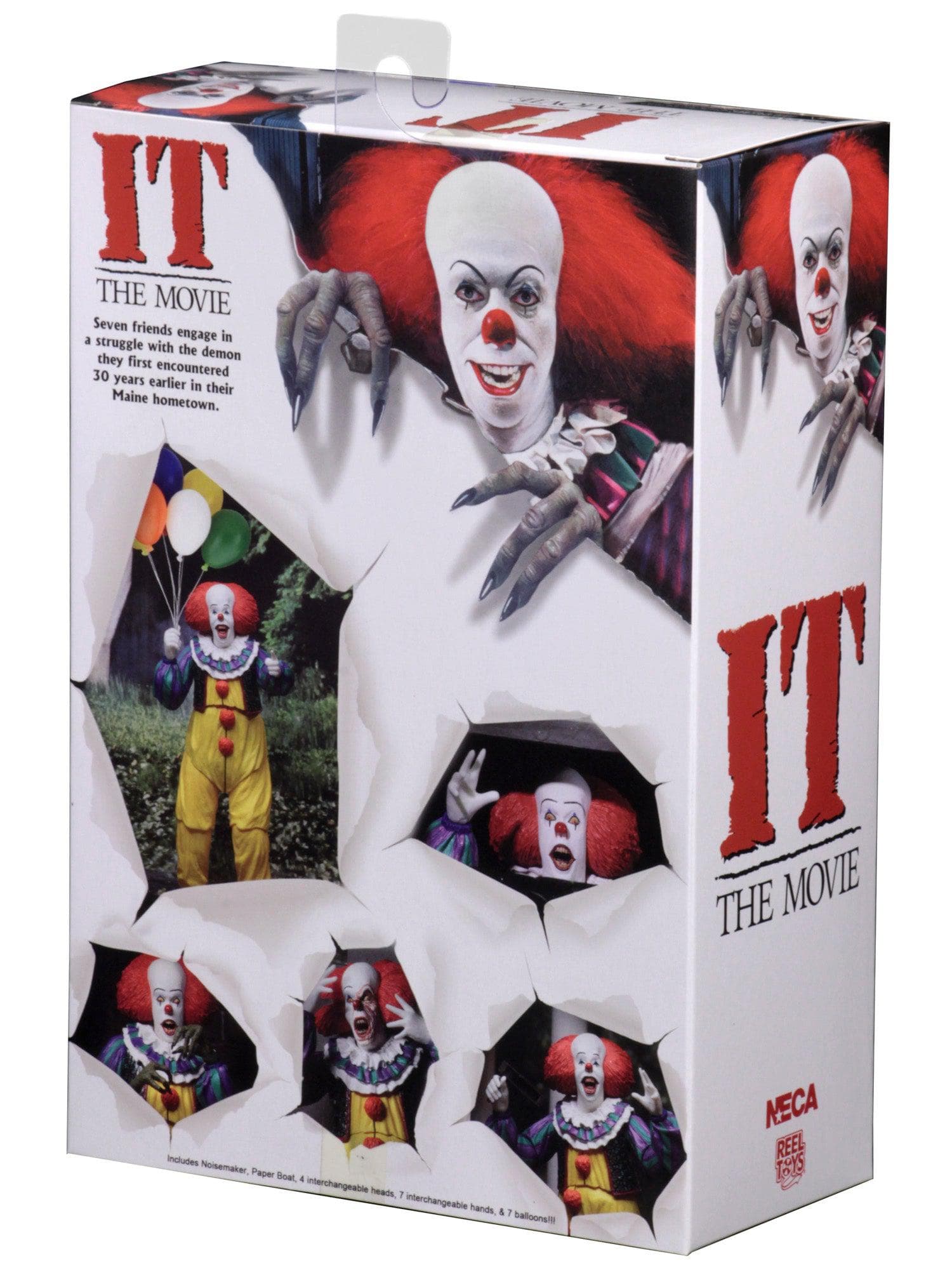 NECA - IT - 7" Action Figure - Ultimate Pennywise 1990 - costumes.com