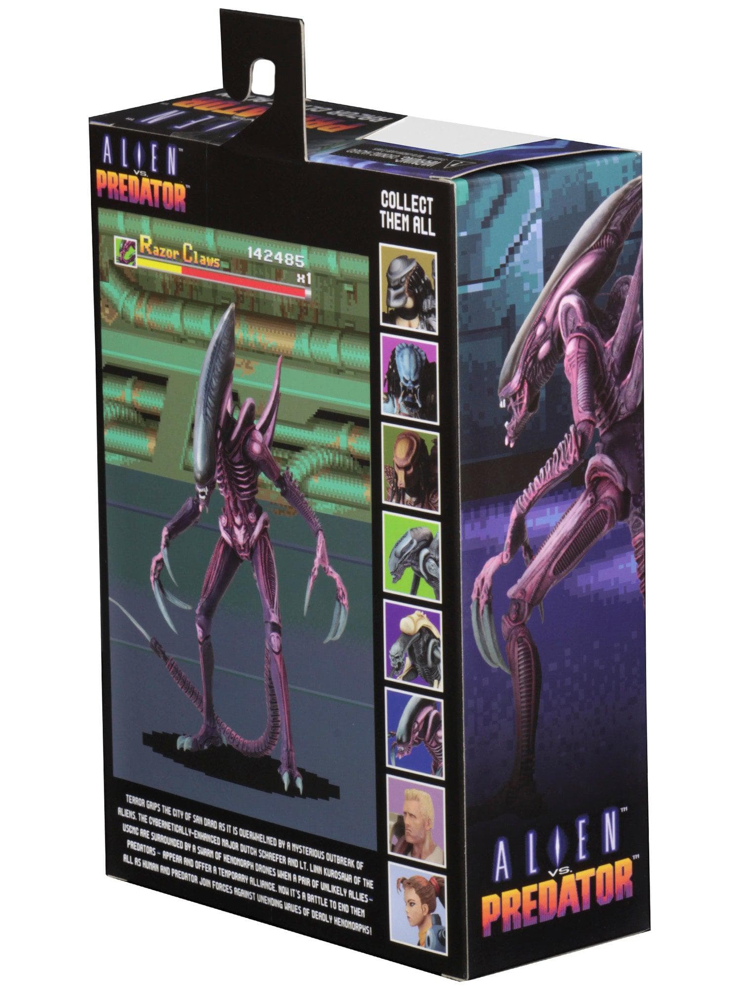 NECA - Alien vs Predator - 7" Scale Action Figure - Arcade Razor Claws Alien - costumes.com
