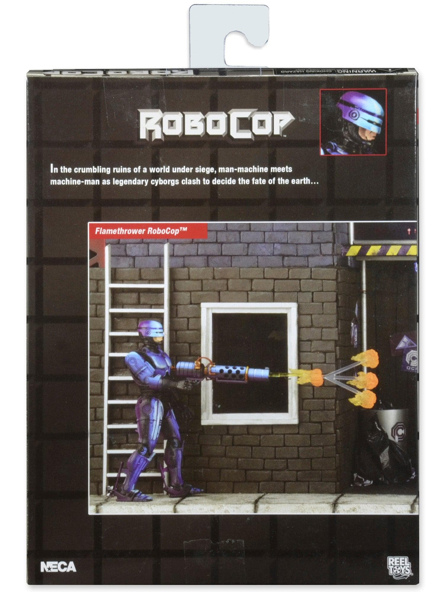 NECA - Robocop Vs Terminator (93' Video Game) - 7" Scale Action Figure - Series 2 Robocop w/ Flamethrower - costumes.com