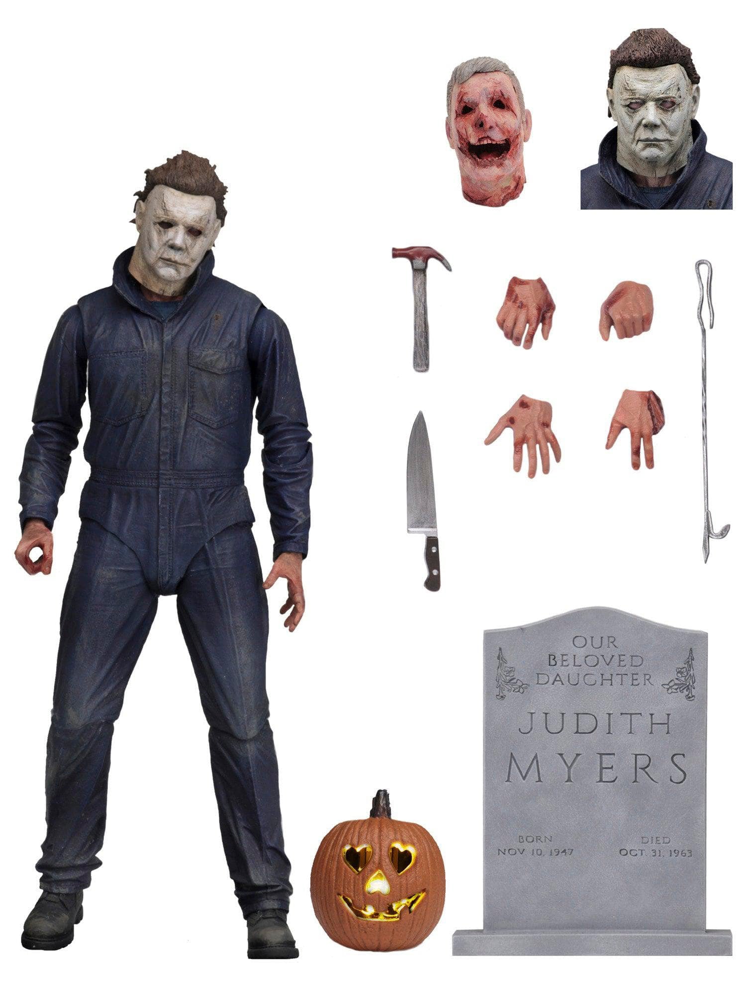NECA - Halloween (2018) - 7" Action Figure - Ultimate Michael Myers - costumes.com