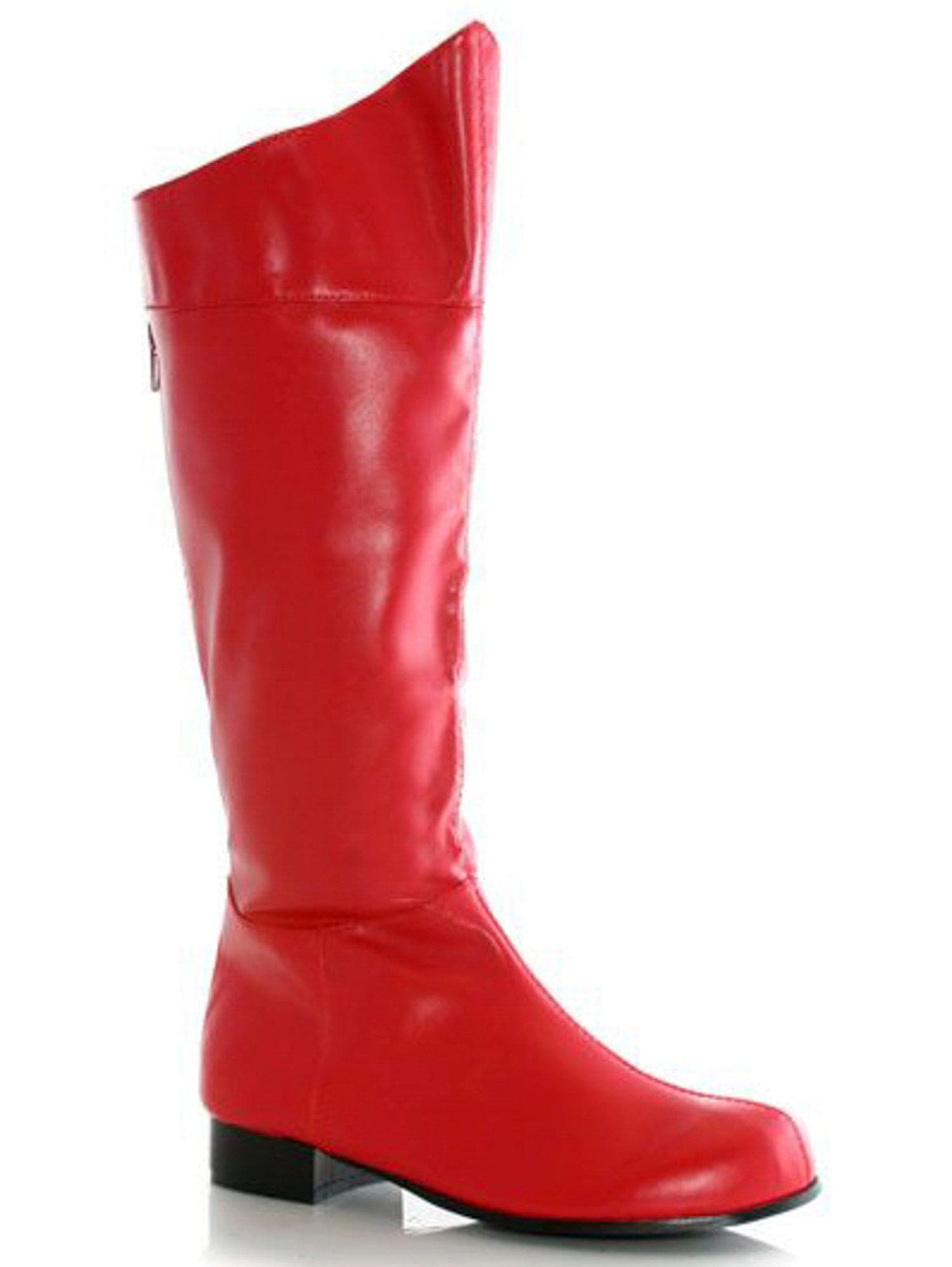 Adult Red Superhero Boots - costumes.com