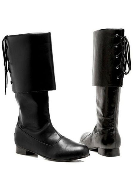 Adult Black Buccaneer Boots