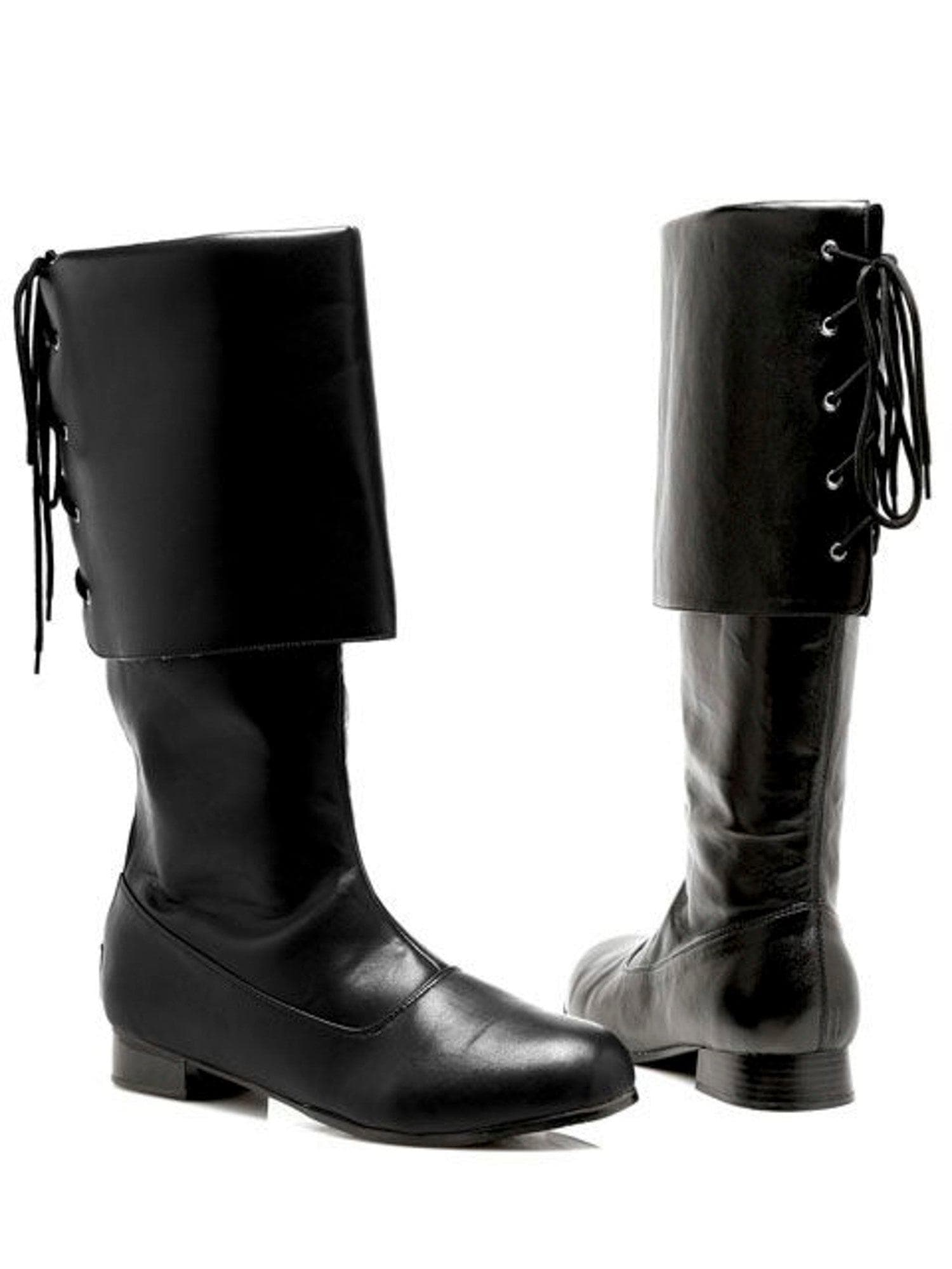 Adult Black Buccaneer Boots - costumes.com