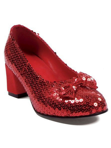 Adult Red Sequin Dorothy Shoes