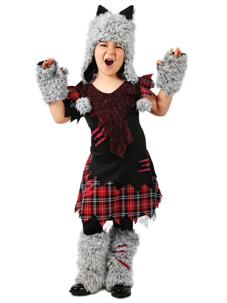 Girls'  Wicked Werewolf Costume