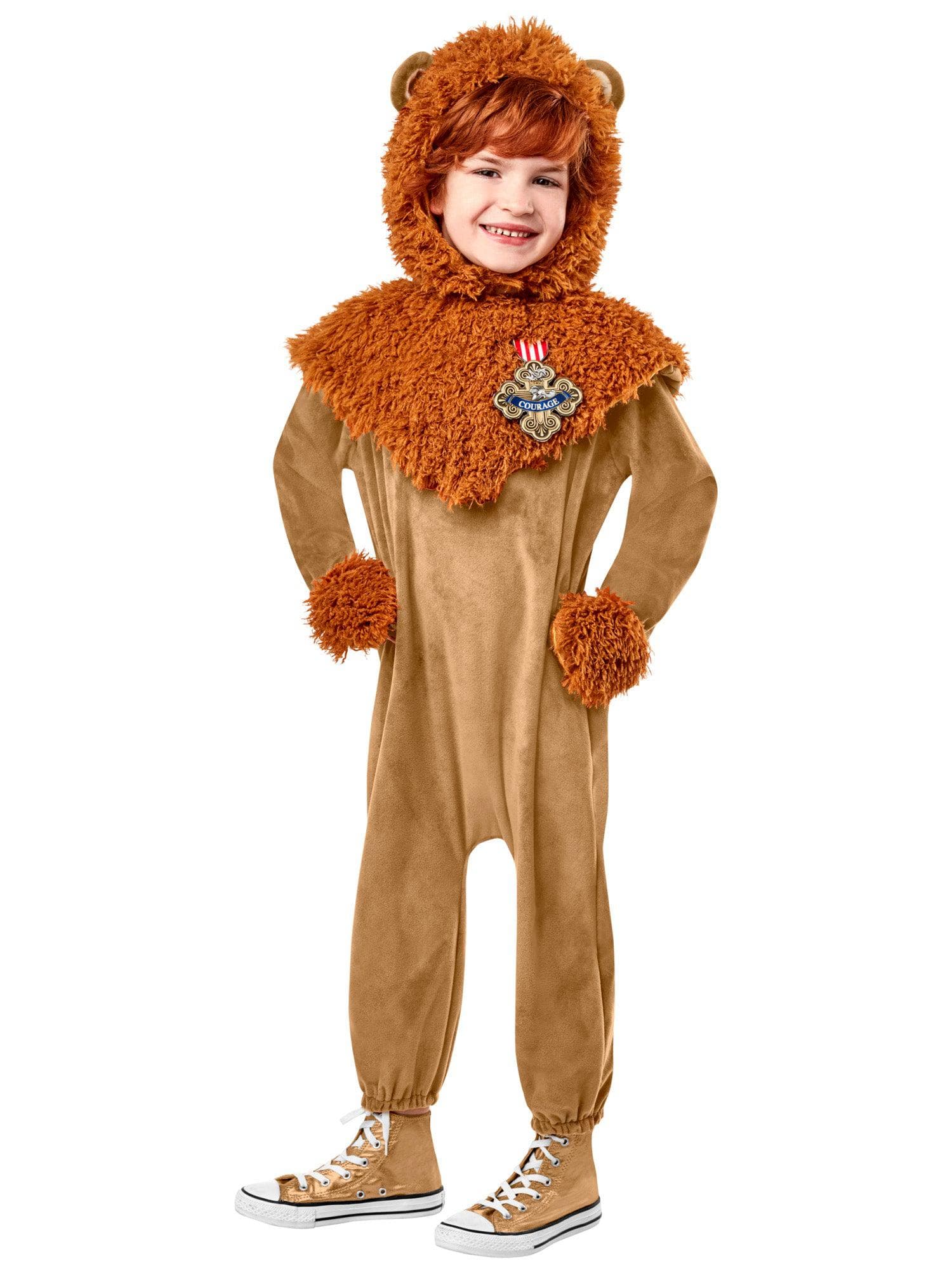 Kids' Wizard Of Oz Cowardly Lion Costume - Deluxe - costumes.com