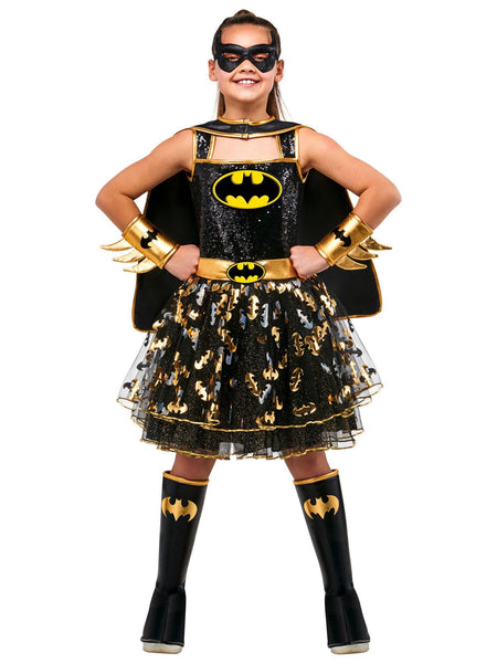 Girls' Sequin DC Comics Batgirl Costume - Deluxe