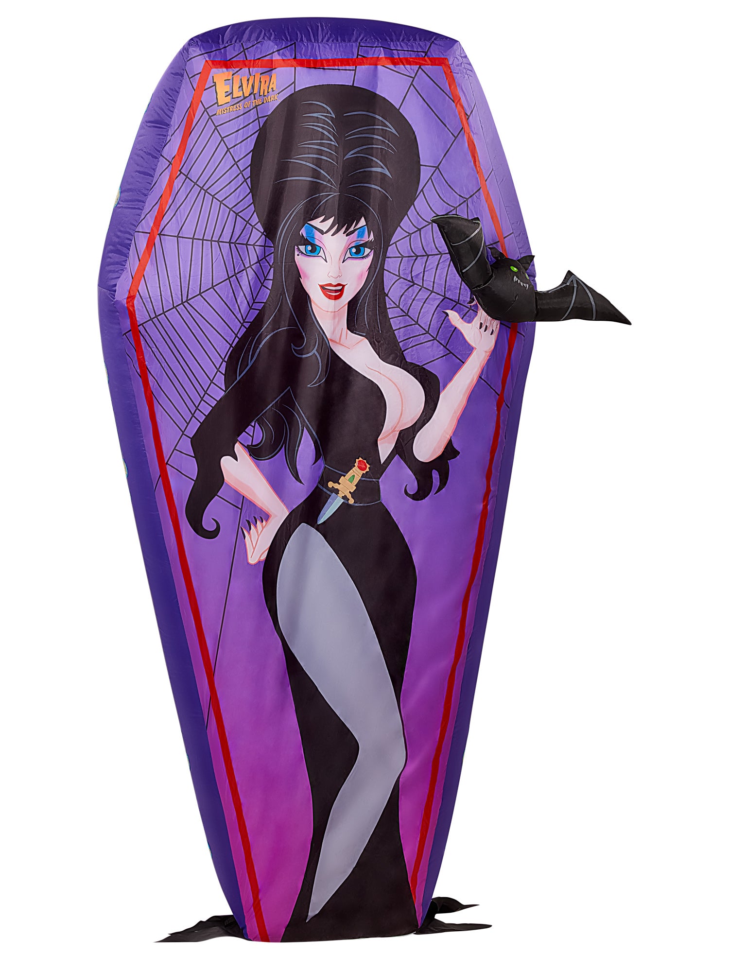 6 Foot Elvira Halloween Inflatable Lawn Decoration - costumes.com