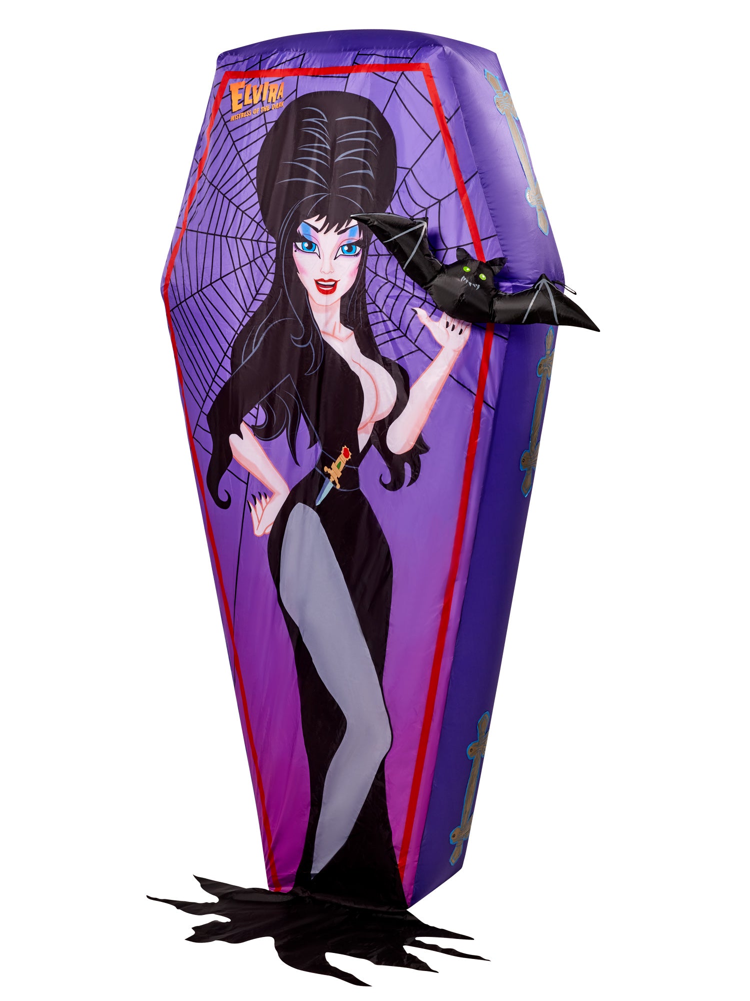 6 Foot Elvira Halloween Inflatable Lawn Decoration - costumes.com