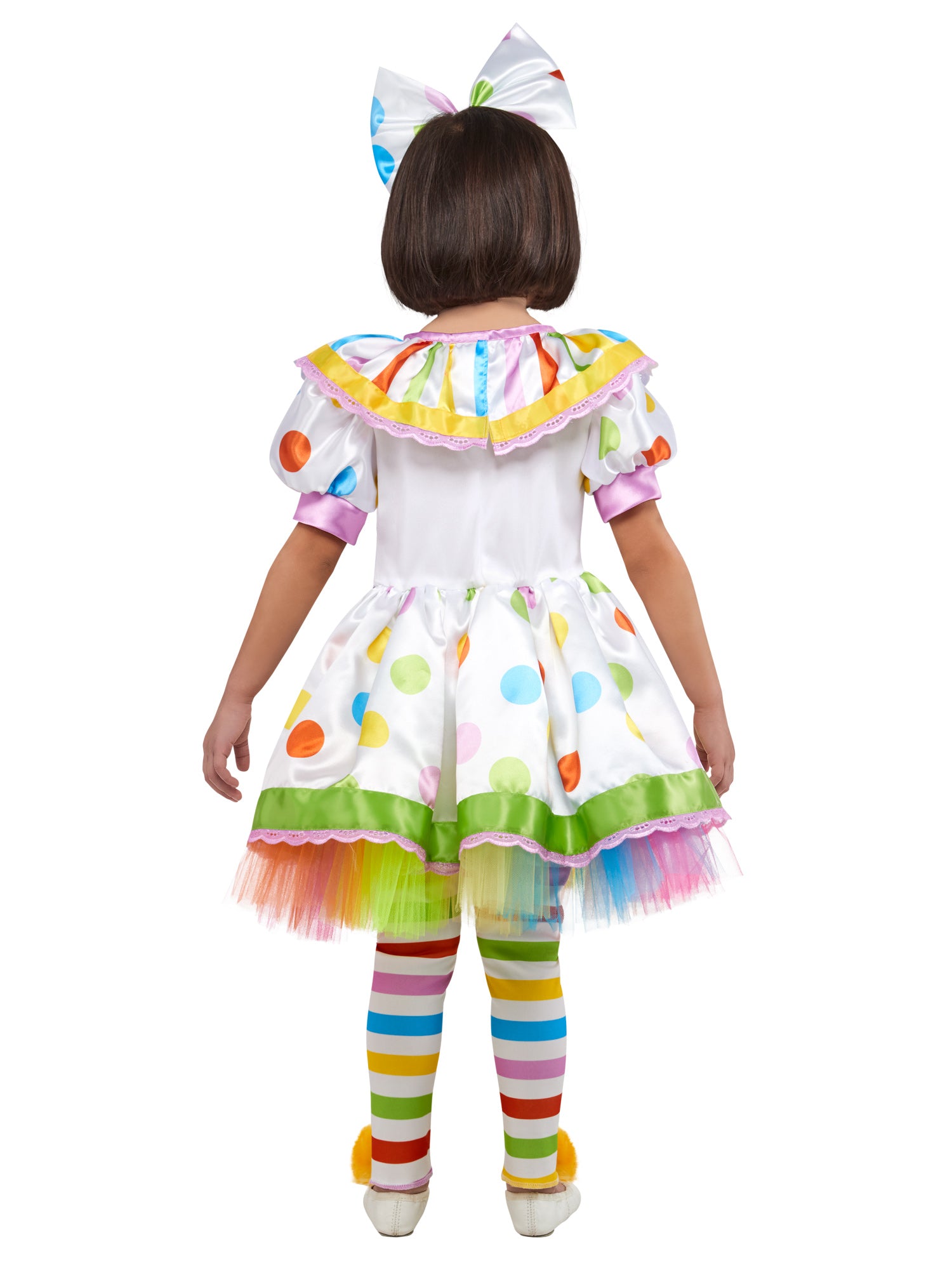 Dottie Brights & Stripes the Clown Costume for Toddlers - costumes.com