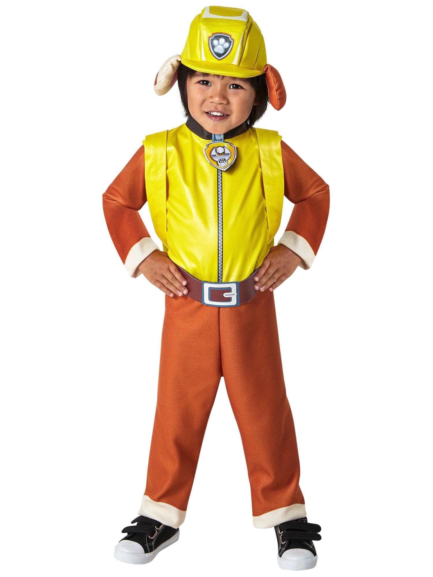 Paw Patrol Rubble Costume for Toddlers - Deluxe - costumes.com
