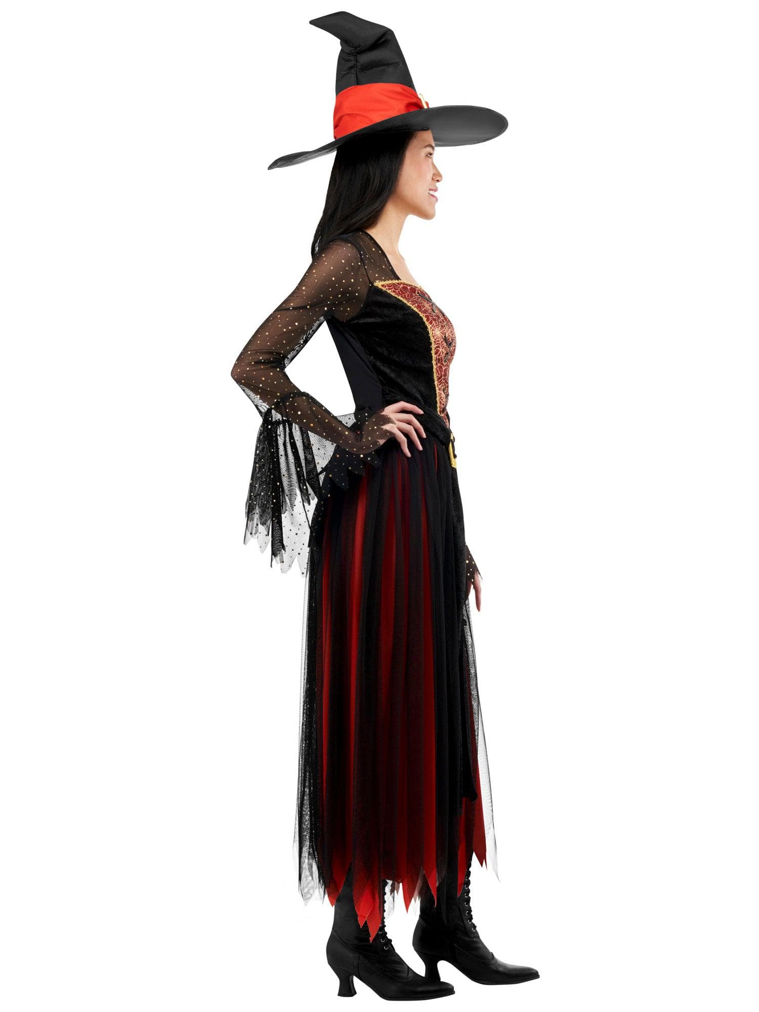 Women's Black and Orange Enchanted Witch Costume - costumes.com