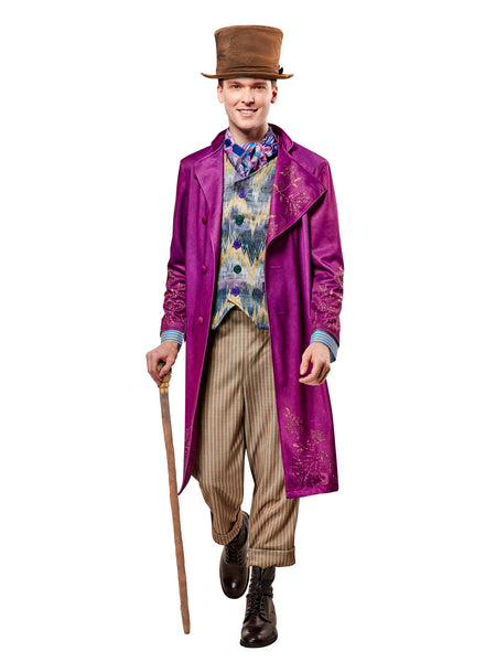 Men's Wonka Movie Willy Wonka Costume - Deluxe