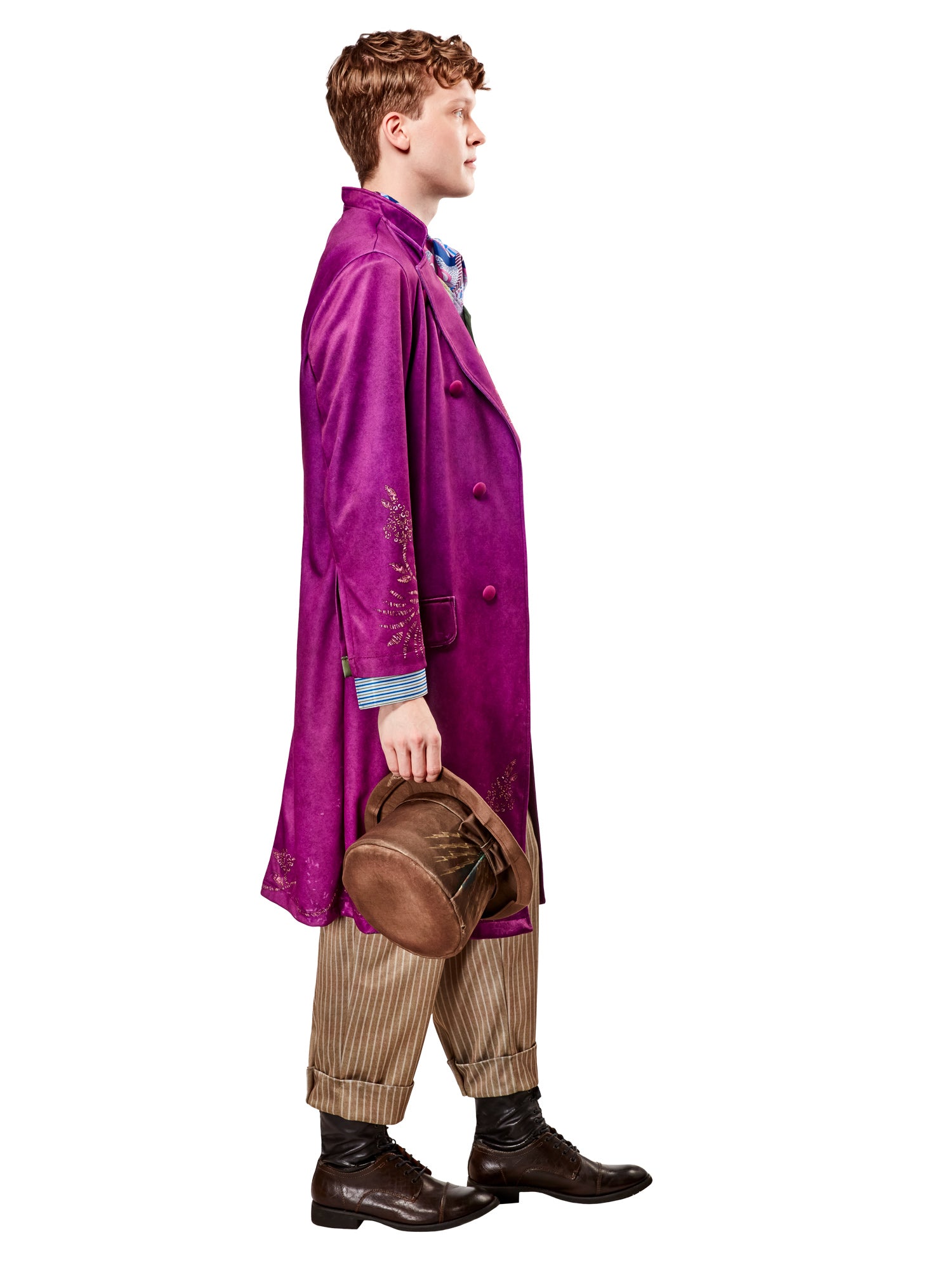 Willy Wonka Sjakie En De Chocolade Fabriek Man Kostuum