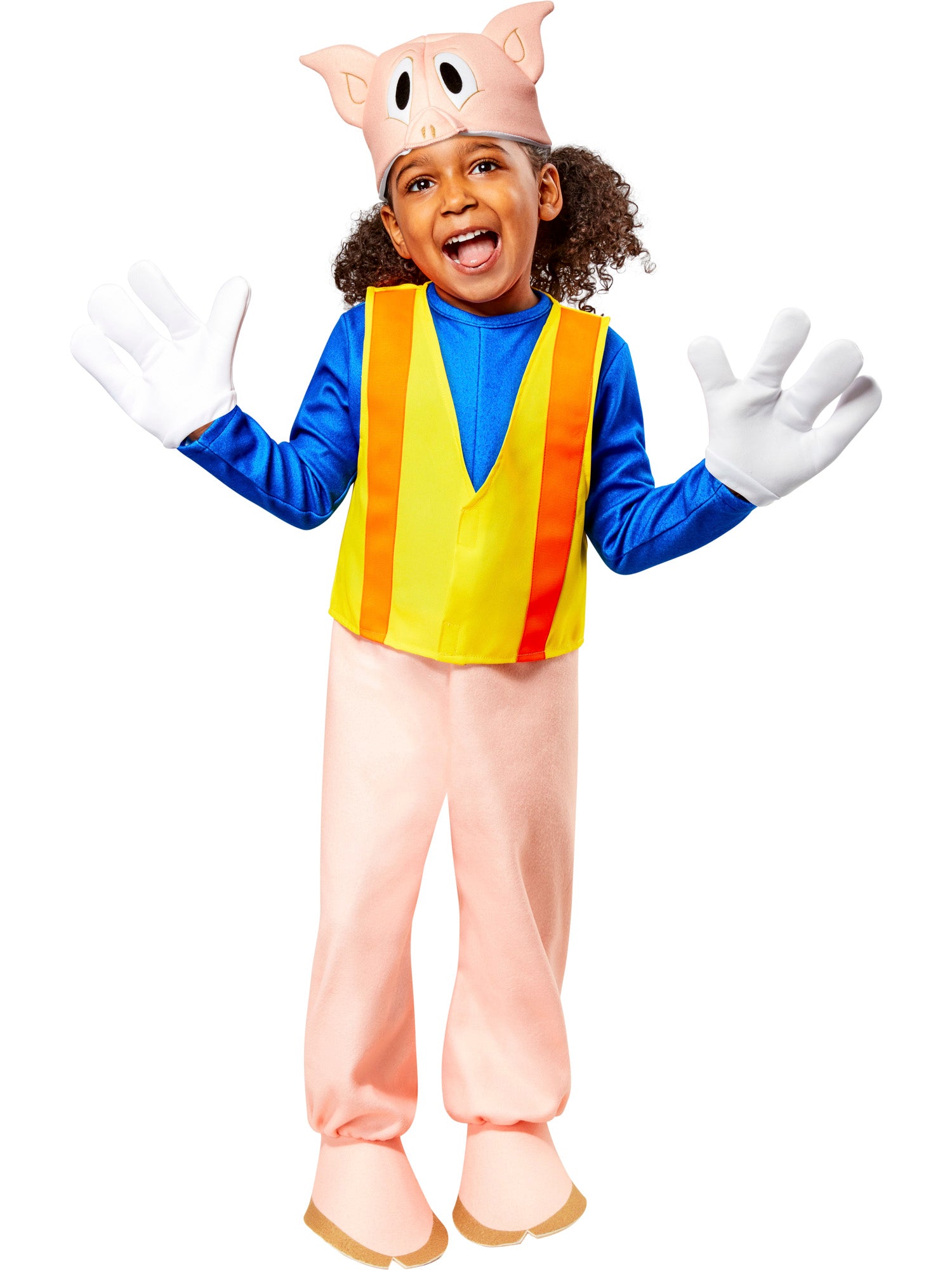 Bugs Bunny Builders Porky Pig Costume for Toddlers - costumes.com